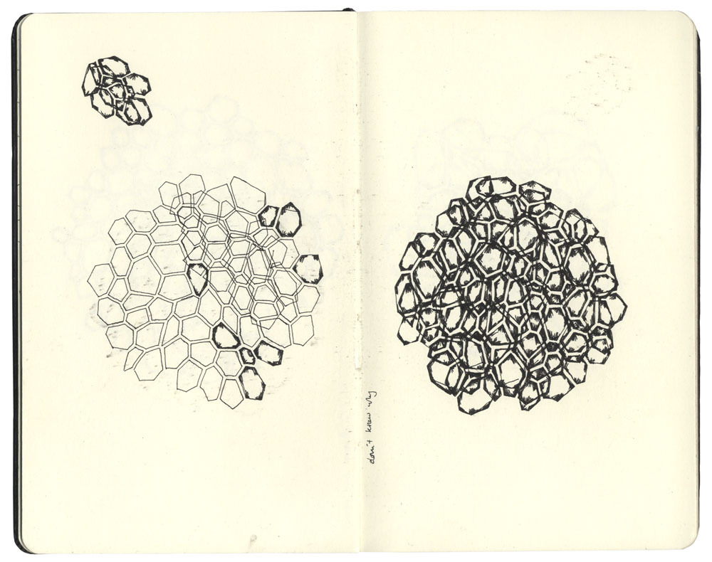 Sketchbook; building layered patterns.