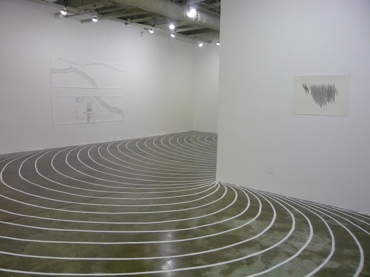 Painted concrete floor Only Flow, TRUCK, Calgary,