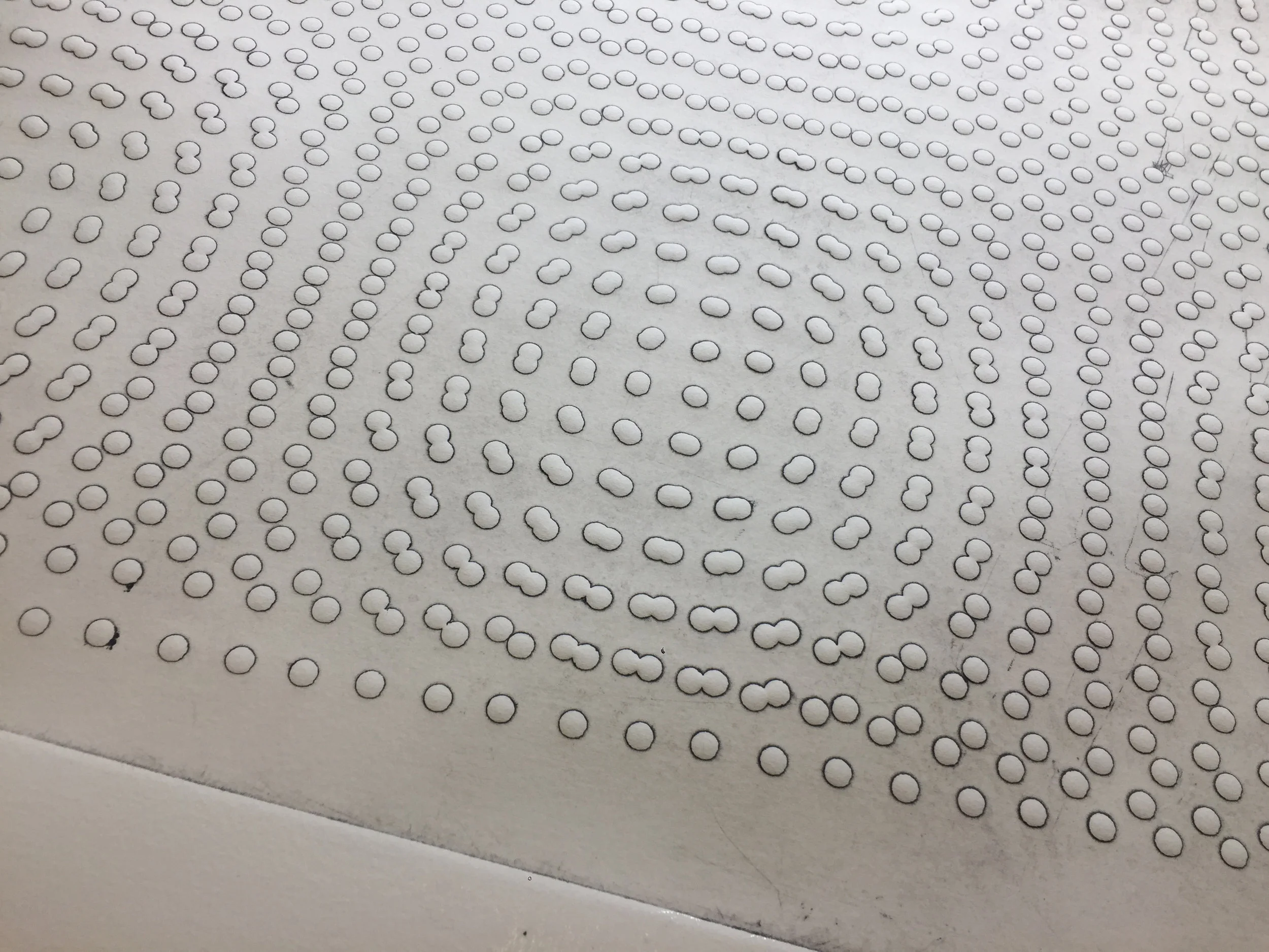 Relief etching.