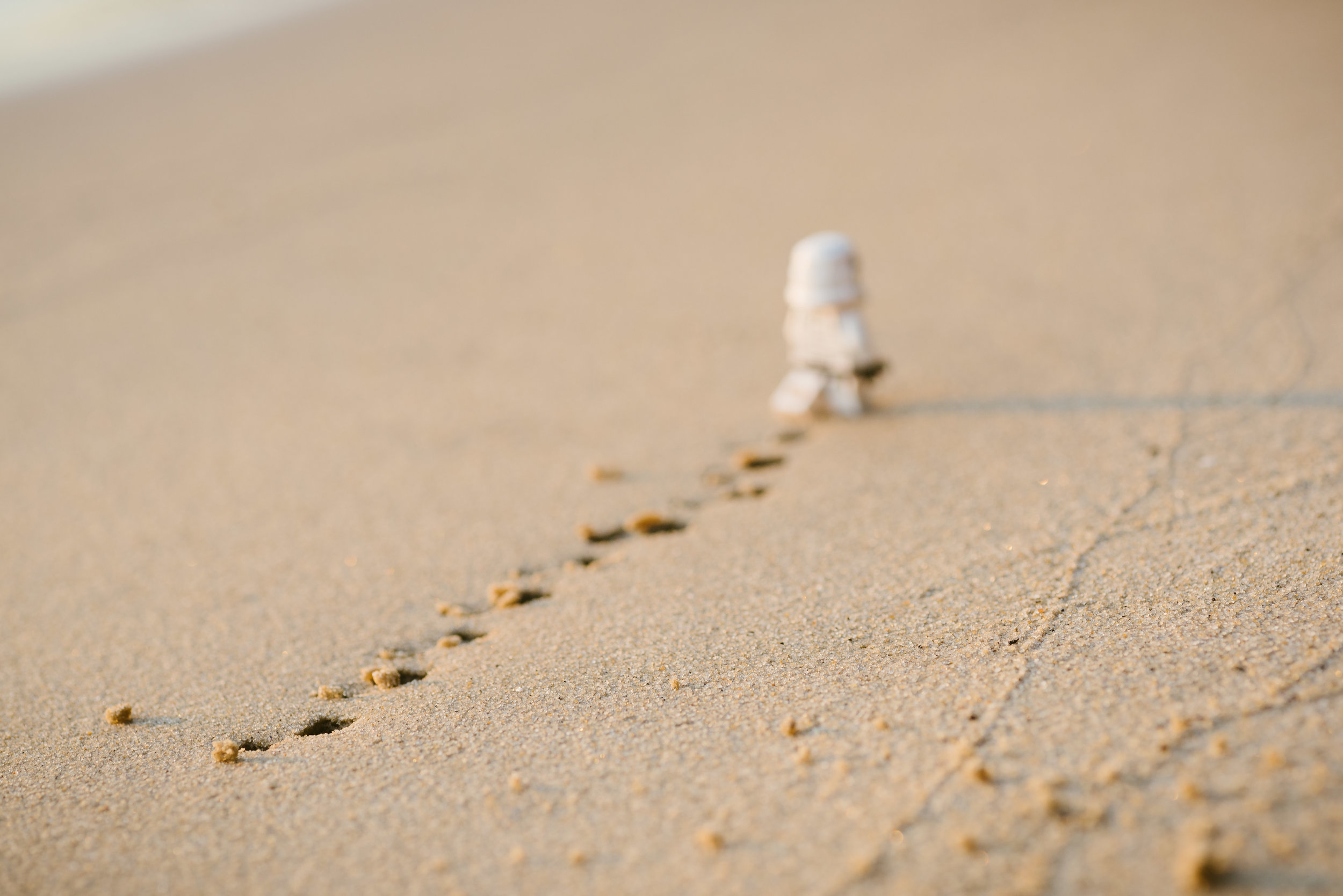 Lego in the sand