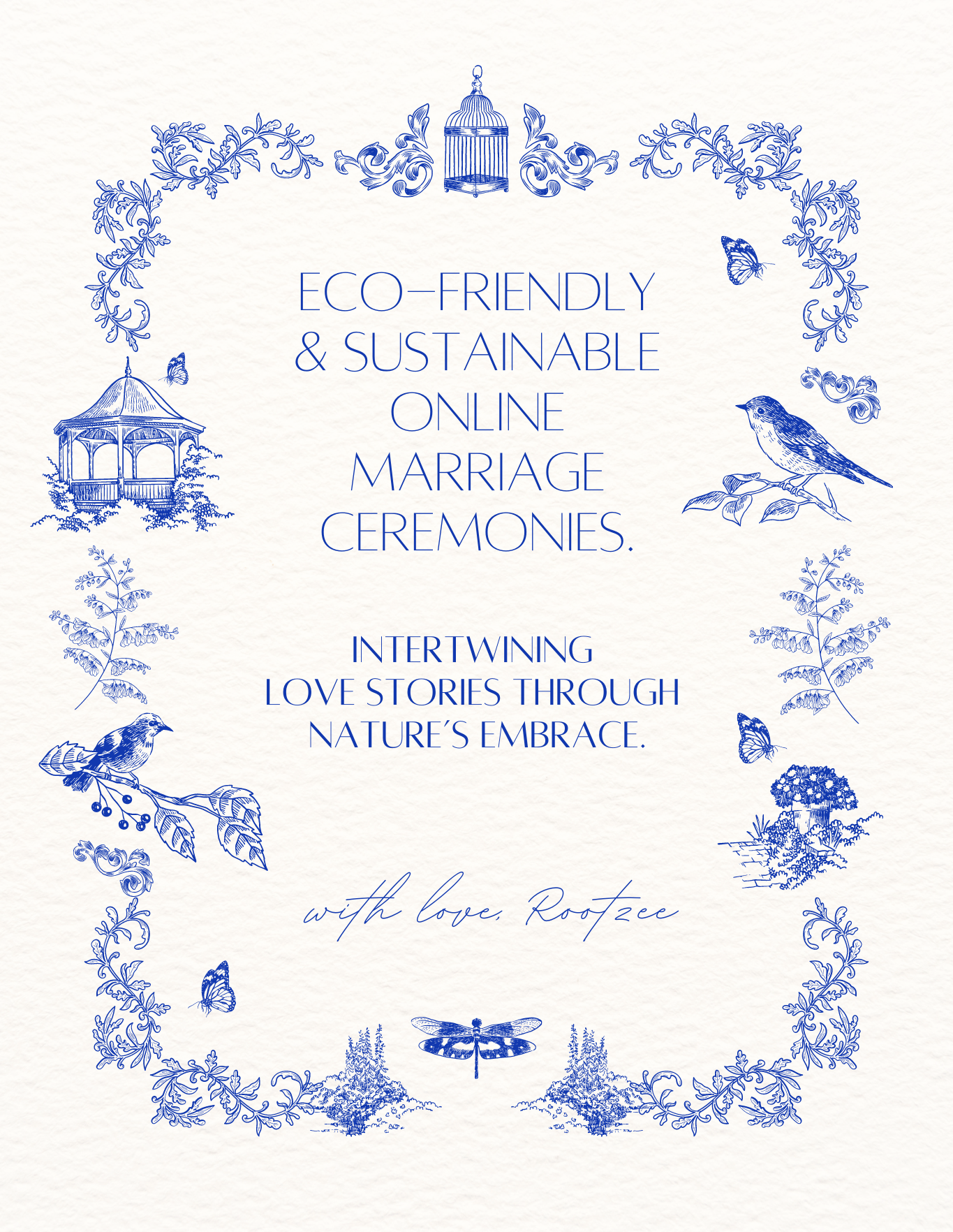 Eco-Friendly &amp; Sustainable Online Marriage Ceremonies                                                        Intertwining Love Stories Through Nature’s Embrace