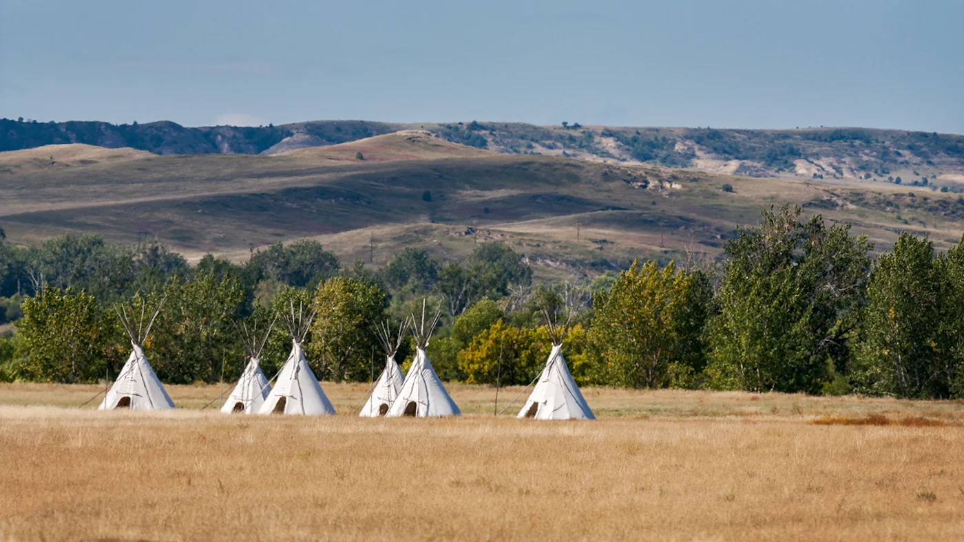 Tee pees, Ft. Union National Historic Park, North Dakota
