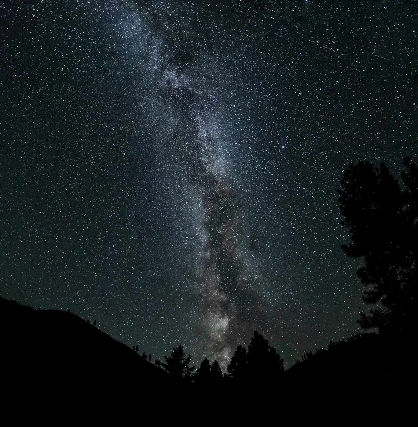 Milky Way in the eastern sky