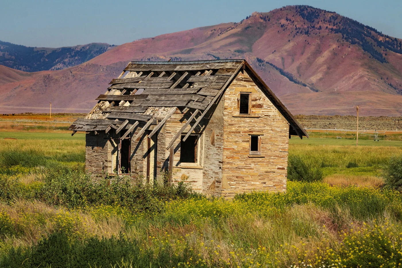 Arco homestead along the Lost River