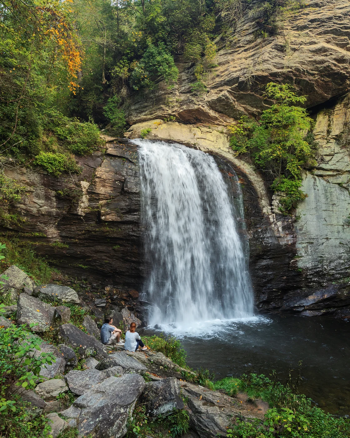 Looking Glass Falls, Pisgah National Forest, North Carolina