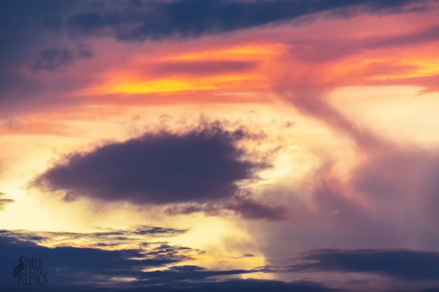 Sunset rain, Viera wetlands