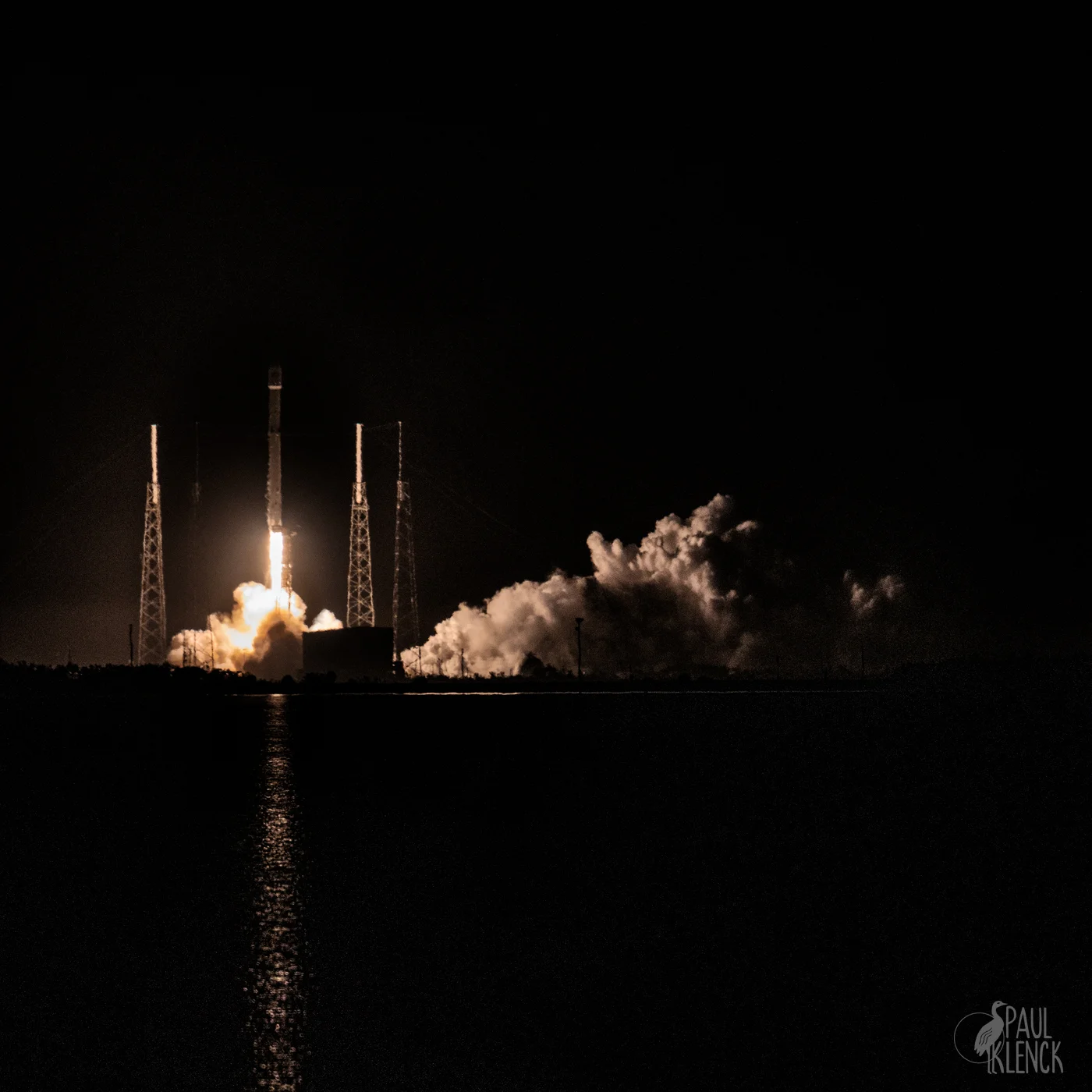 Space X night launch