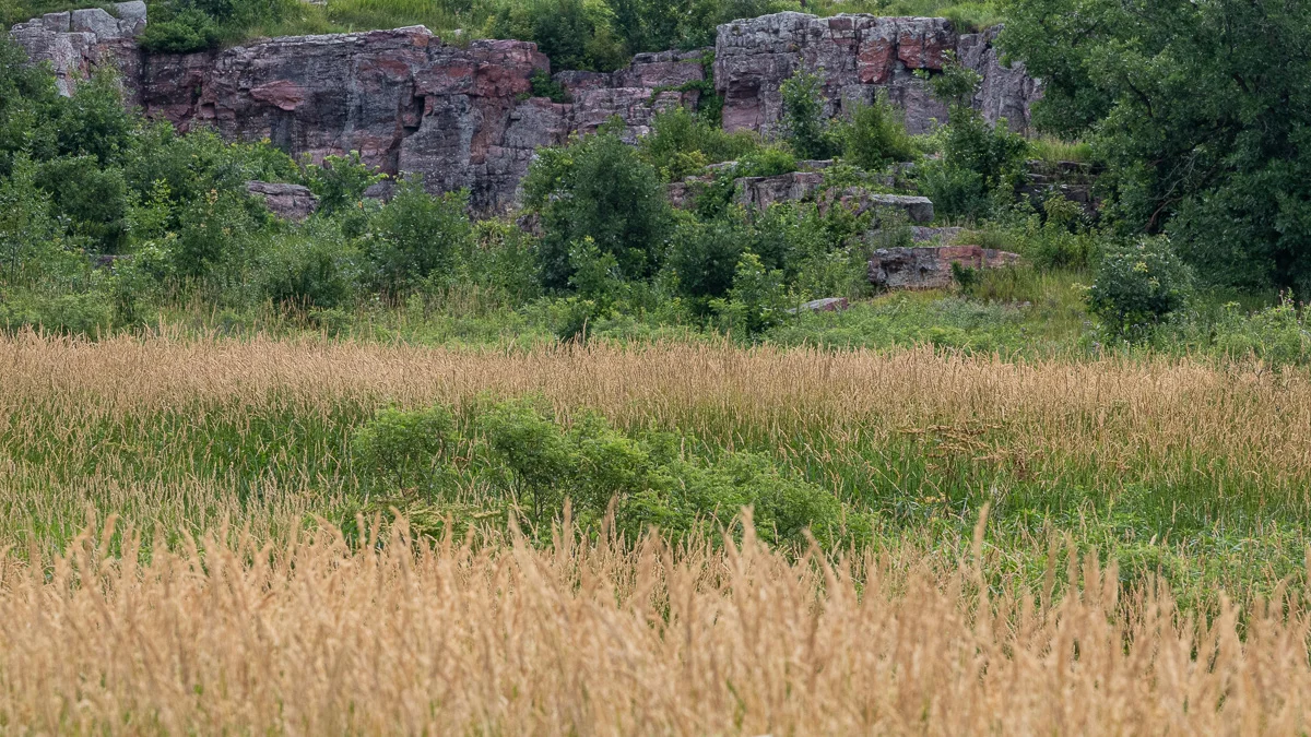Sioux Quartzite ridge