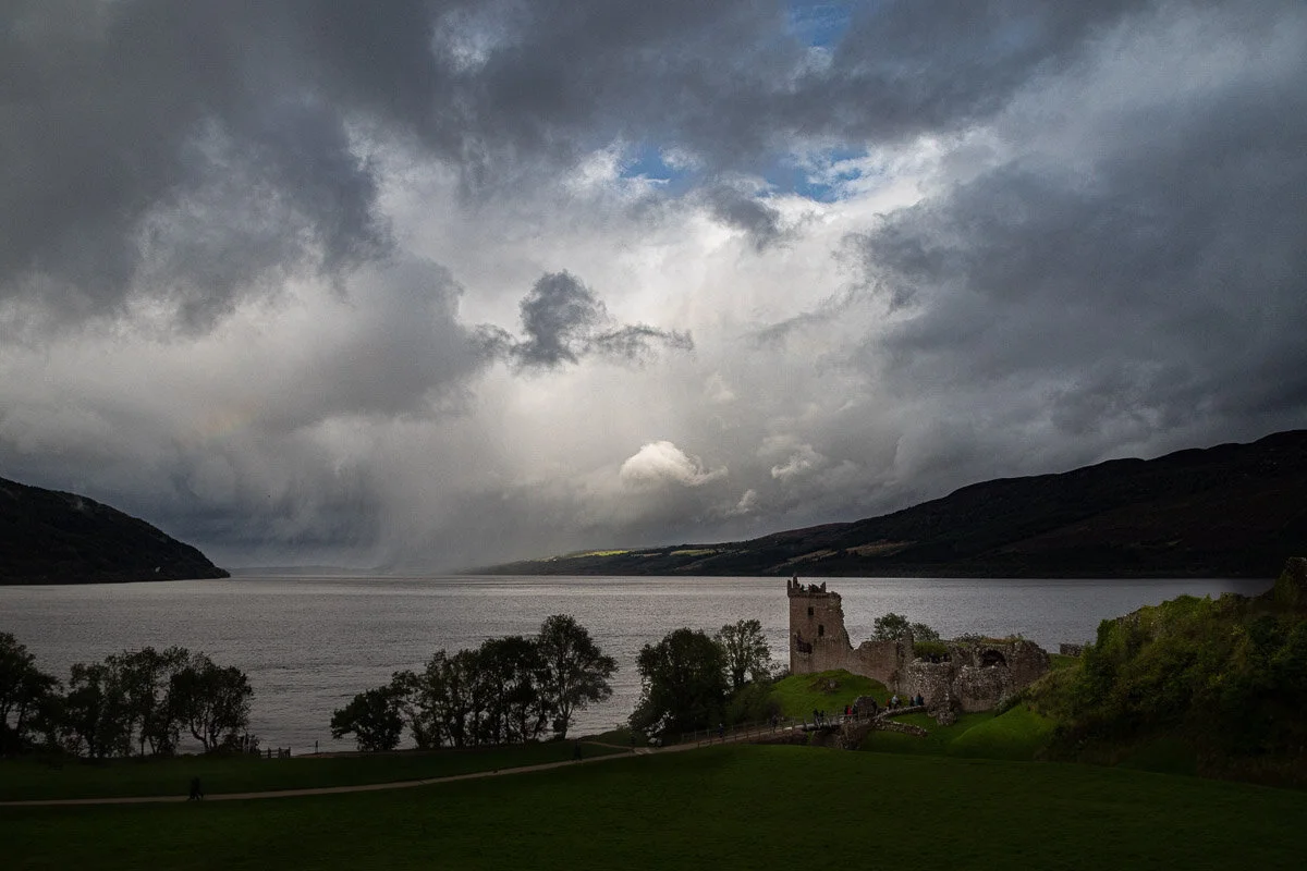 Loch Ness from above Urquhart Castle