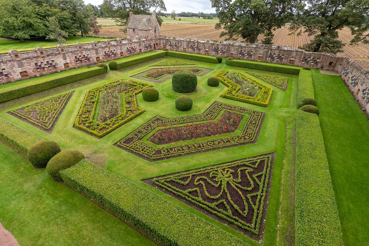 Edzell Castle walled garden