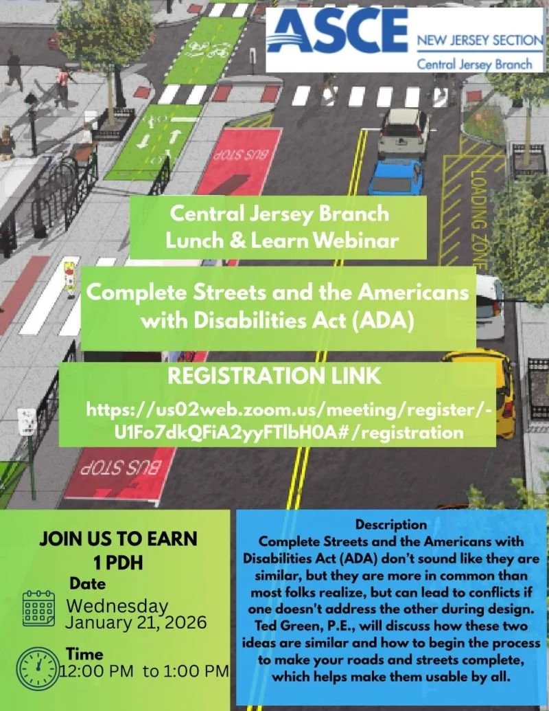 Lunch and Learn Webinar - Complete Streets and the Americans with Disabilities Act