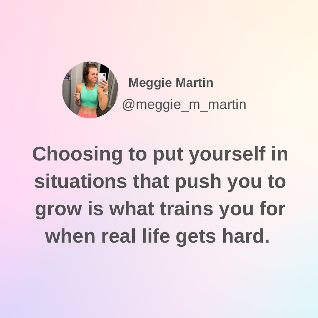 I&rsquo;m going to be real&hellip;I don&rsquo;t love wearing a weighted vest walking at a 15-20% incline for 45 minutes&hellip;

But I do it. Putting myself in hard and some what stressful situations, is practice for when life is actually hard and st
