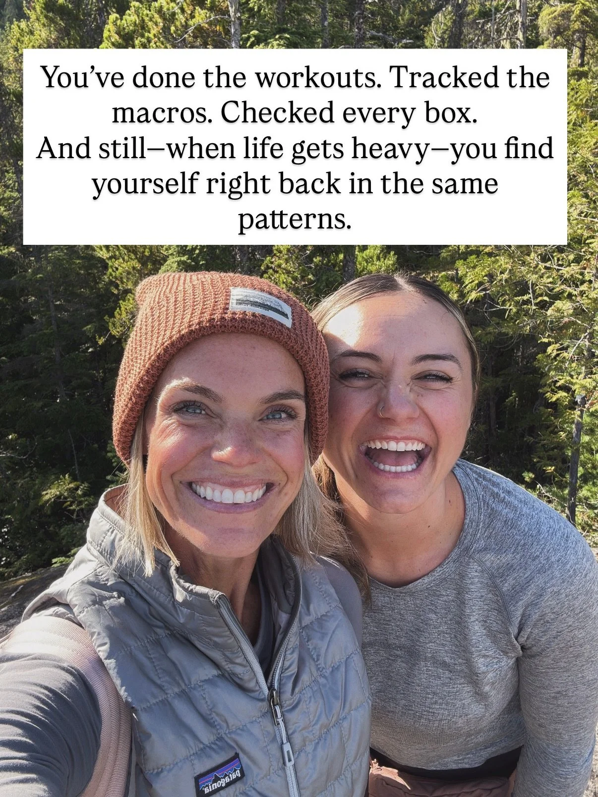 You&rsquo;ve done the workouts.
Tracked the macros.
Checked every box.

And still, when life gets heavy, you find yourself right back in the same patterns.

Not because you&rsquo;re lazy.
Not because you lack discipline.

But because your body never 