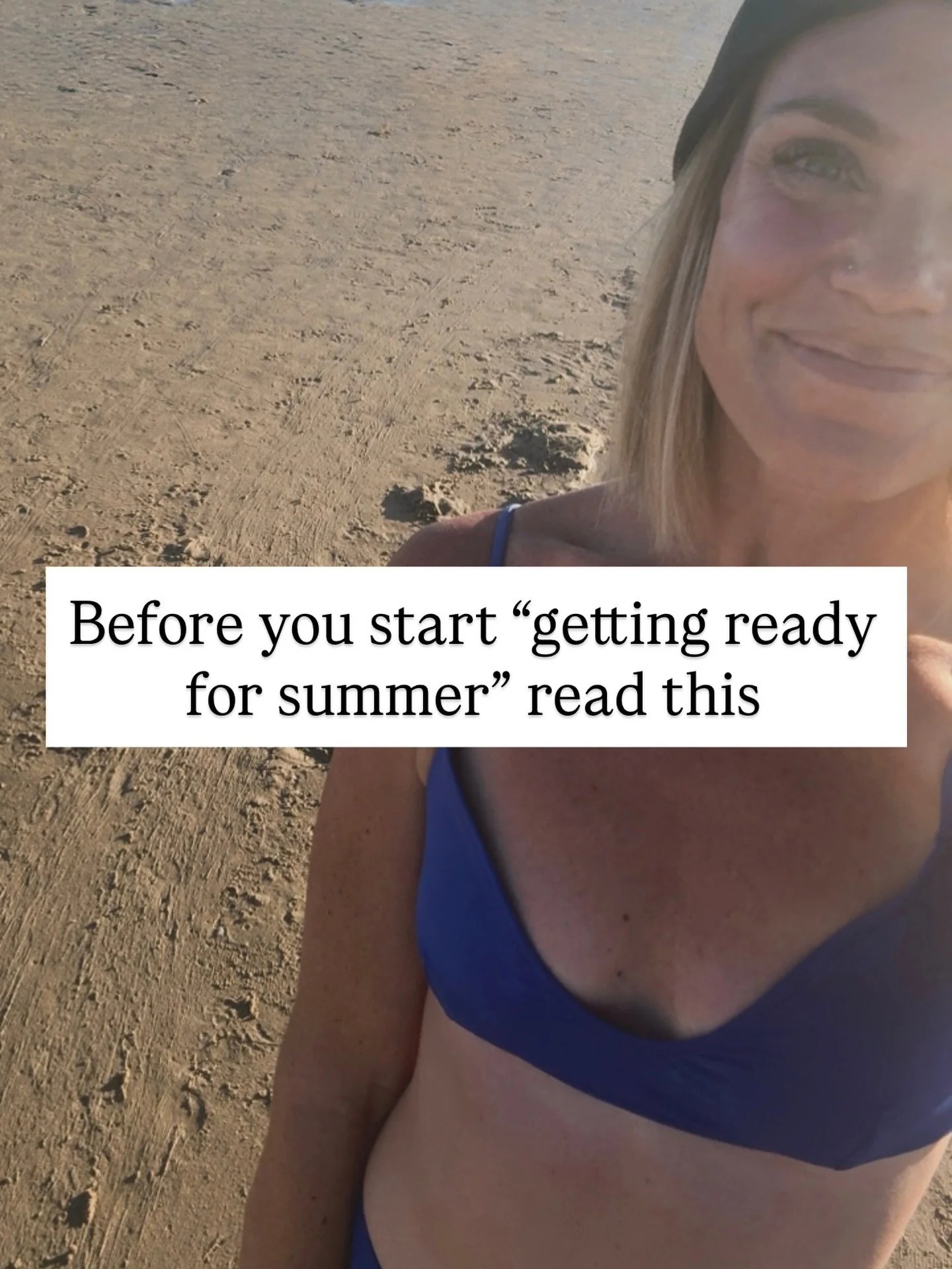 There&rsquo;s something I need to say&hellip;especially as summer starts creeping in.

Because I know what happens this time of year.

You start thinking about the trips, the photos, the swimsuits, the clothes&hellip;
and that quiet voice comes in

&