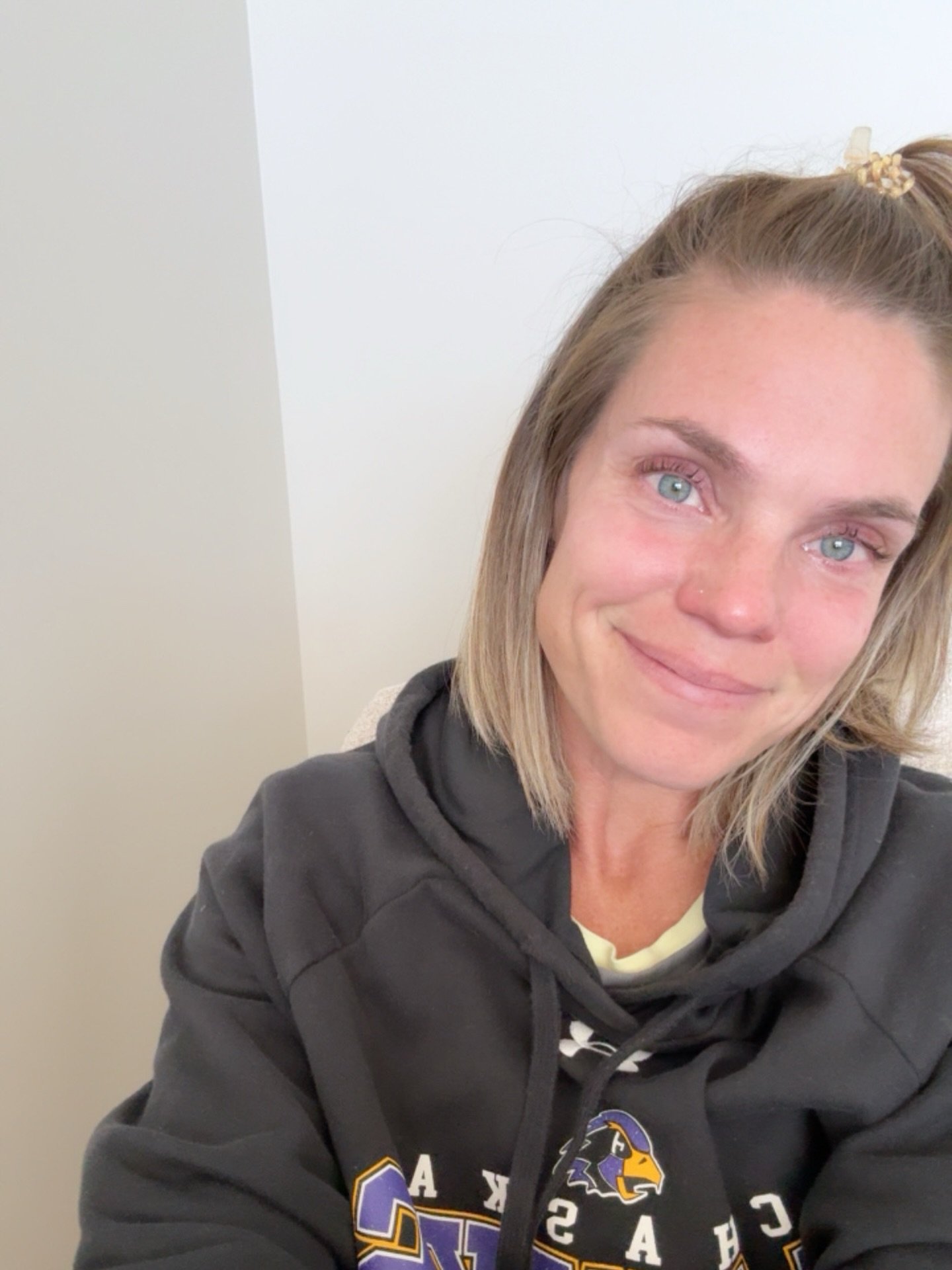 I remember the buzzing in my body.
The excitement coursing through me.

I remember thinking the drive was taking too long as cars flew past us on the highway.

I remember running through the house, out into the backyard, searching for her.

And I rem