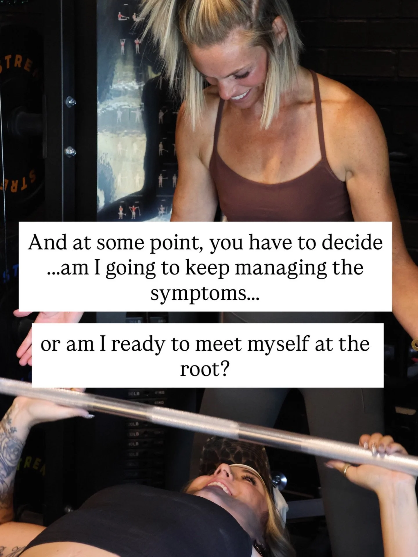 Most women don&rsquo;t actually want to change.

They want the result&hellip;
without having to feel what&rsquo;s underneath it.

So they stay in the cycle.

Blame the body.
Blame the cravings.
Blame the lack of discipline.

Anything but sitting with