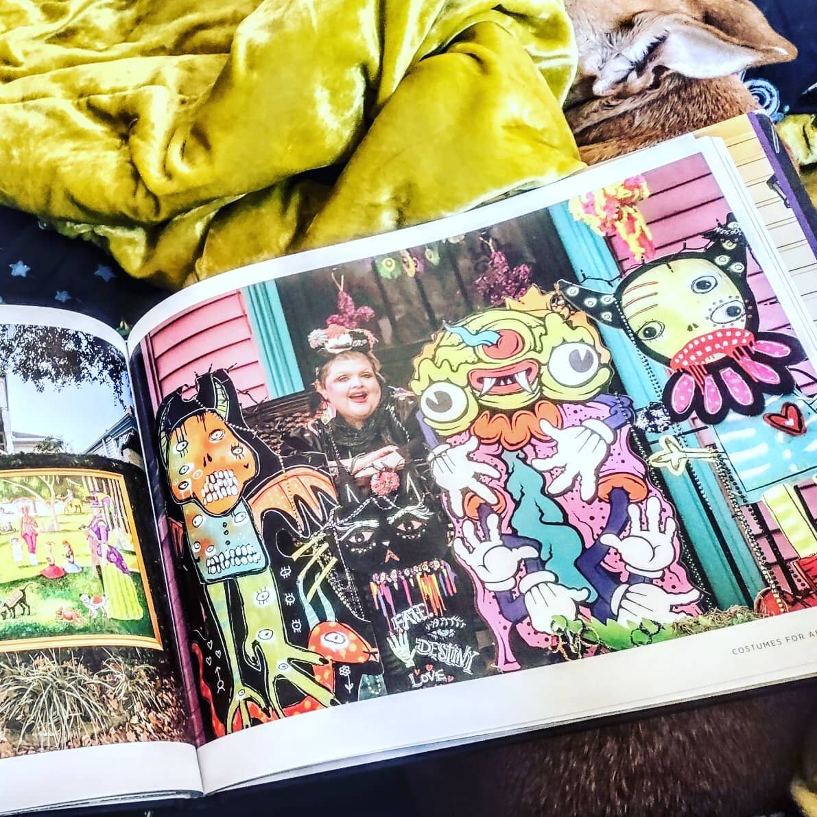 My copy just arrived!
#porchesonparade
What a treat I made it on a whole page !!!
Also
@crudethings 
@boogmanson 
@theslurge.weird.art 
@ladybabymiss 

#mardigras
#neworleansartists
#nolalife
#kookland
#kooklandhausoffortune