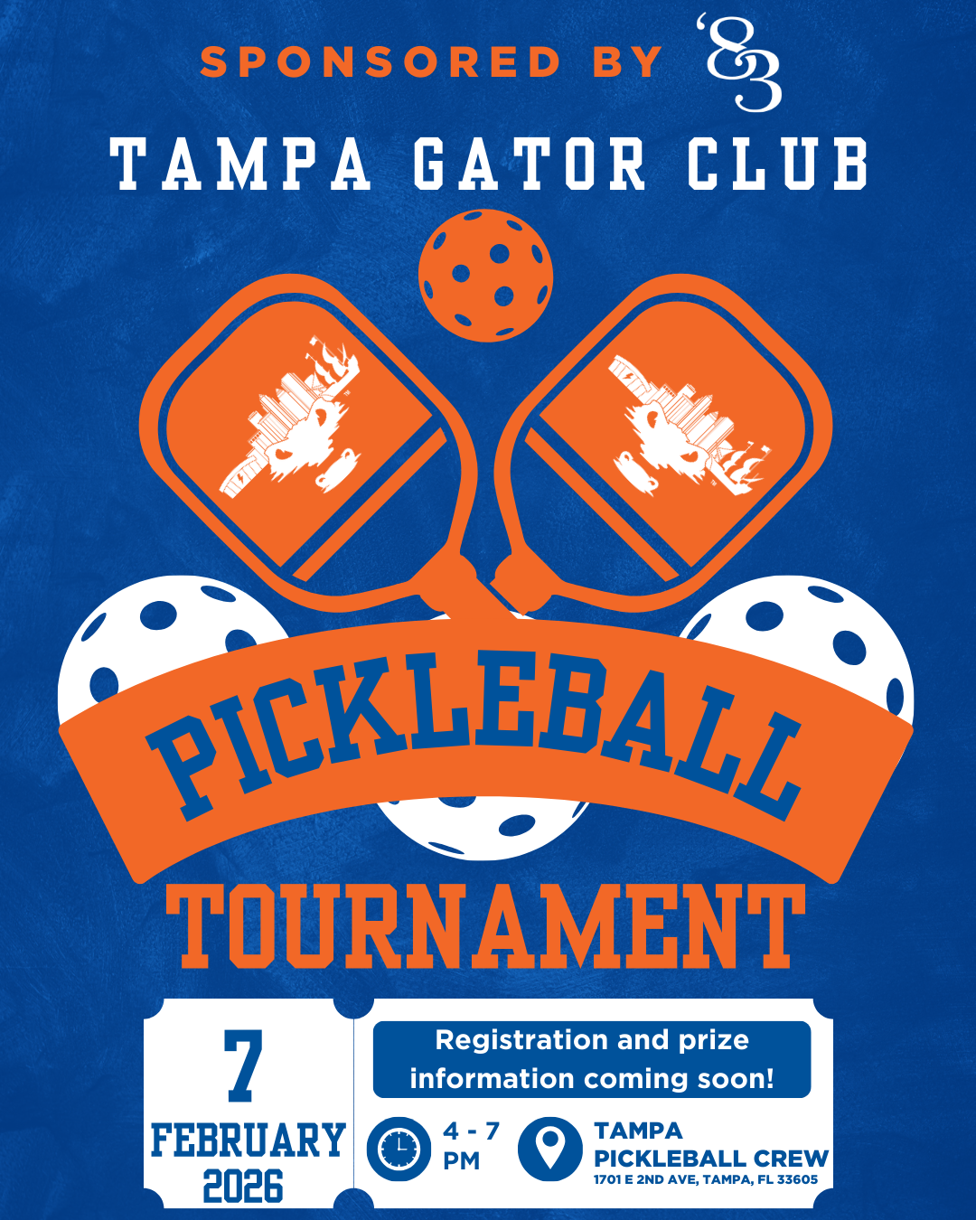 Tampa Gators Pickleball Tournament 