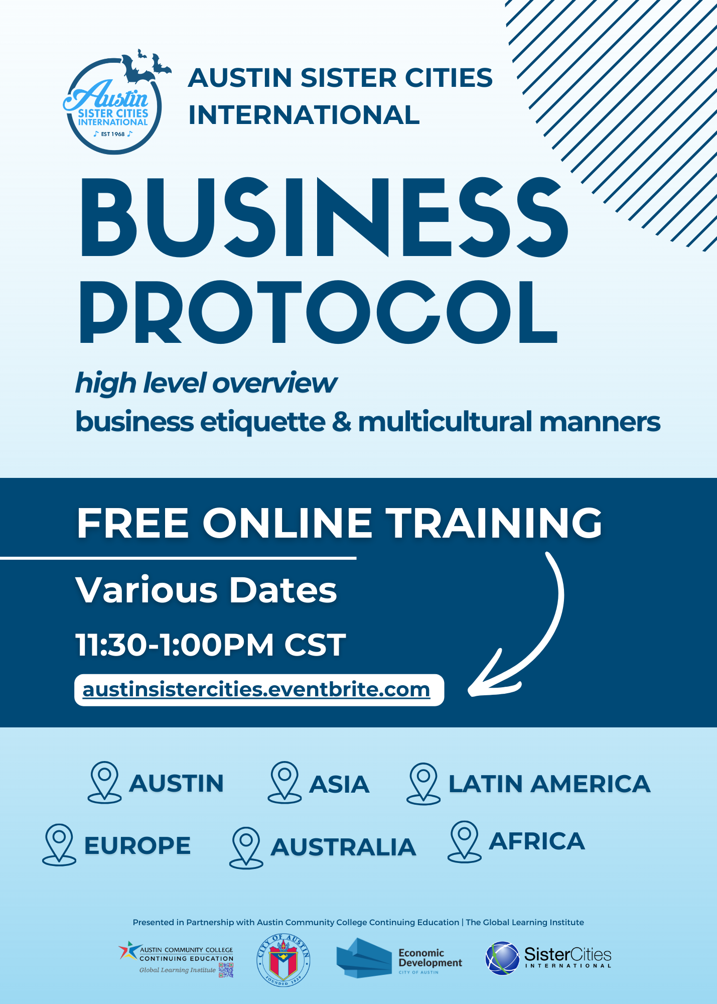 ASCI Business &amp; Culture Protocol Workshops