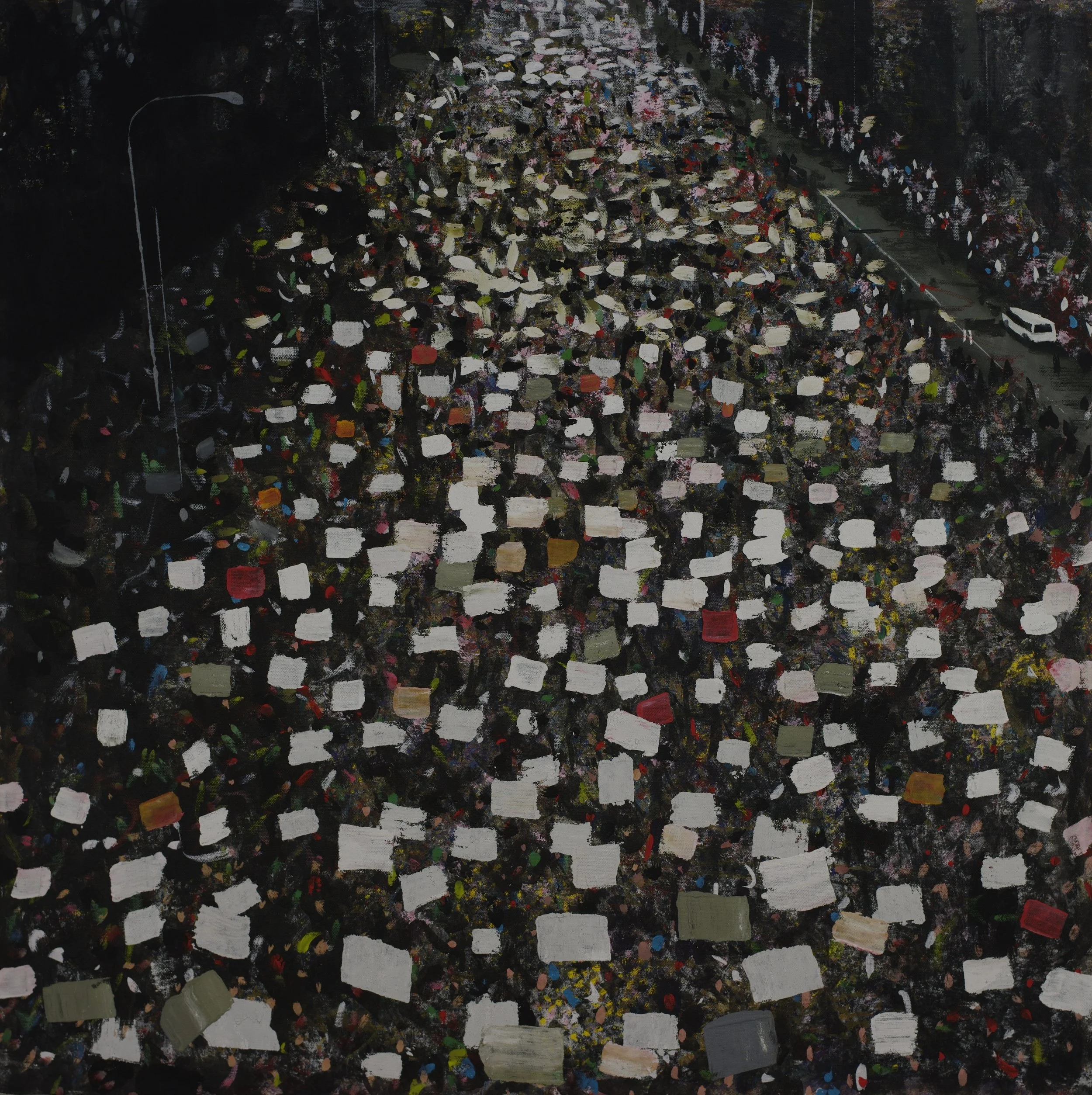  Blank Title, 90x90cm 