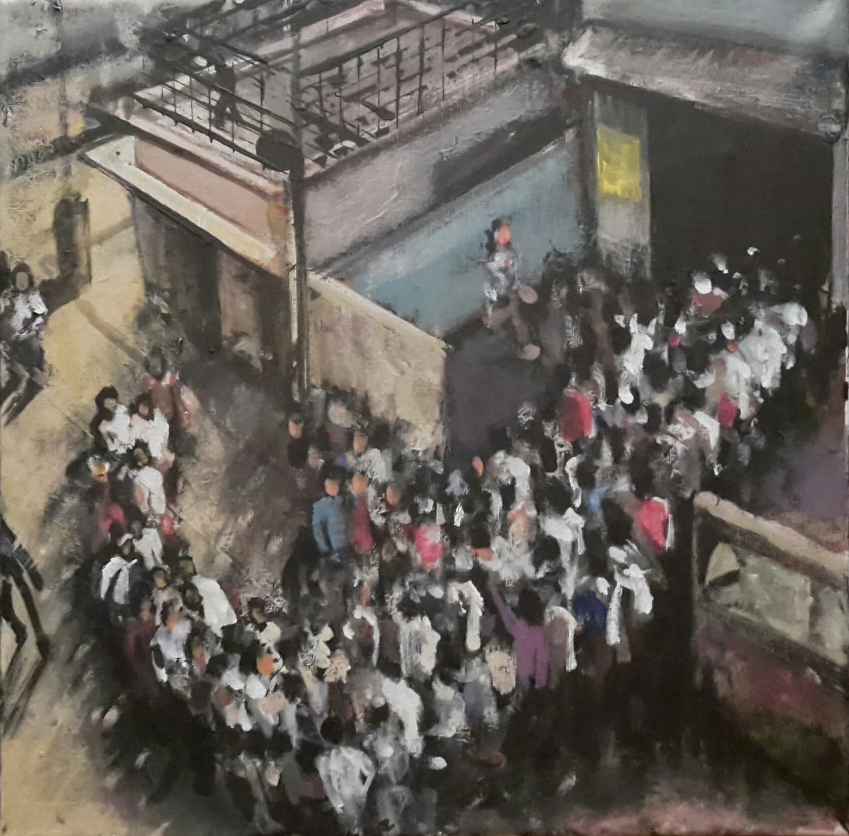 Queue 30x30cm, 2017. 