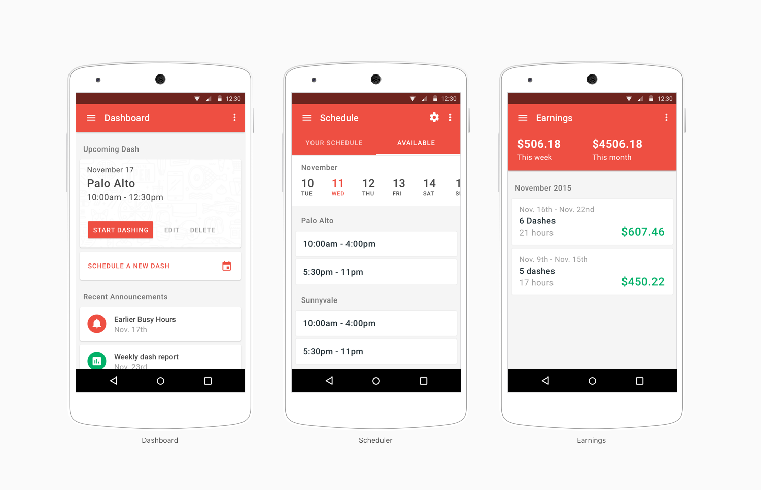 DoorDash Android Dasher App — Ben Kowalski