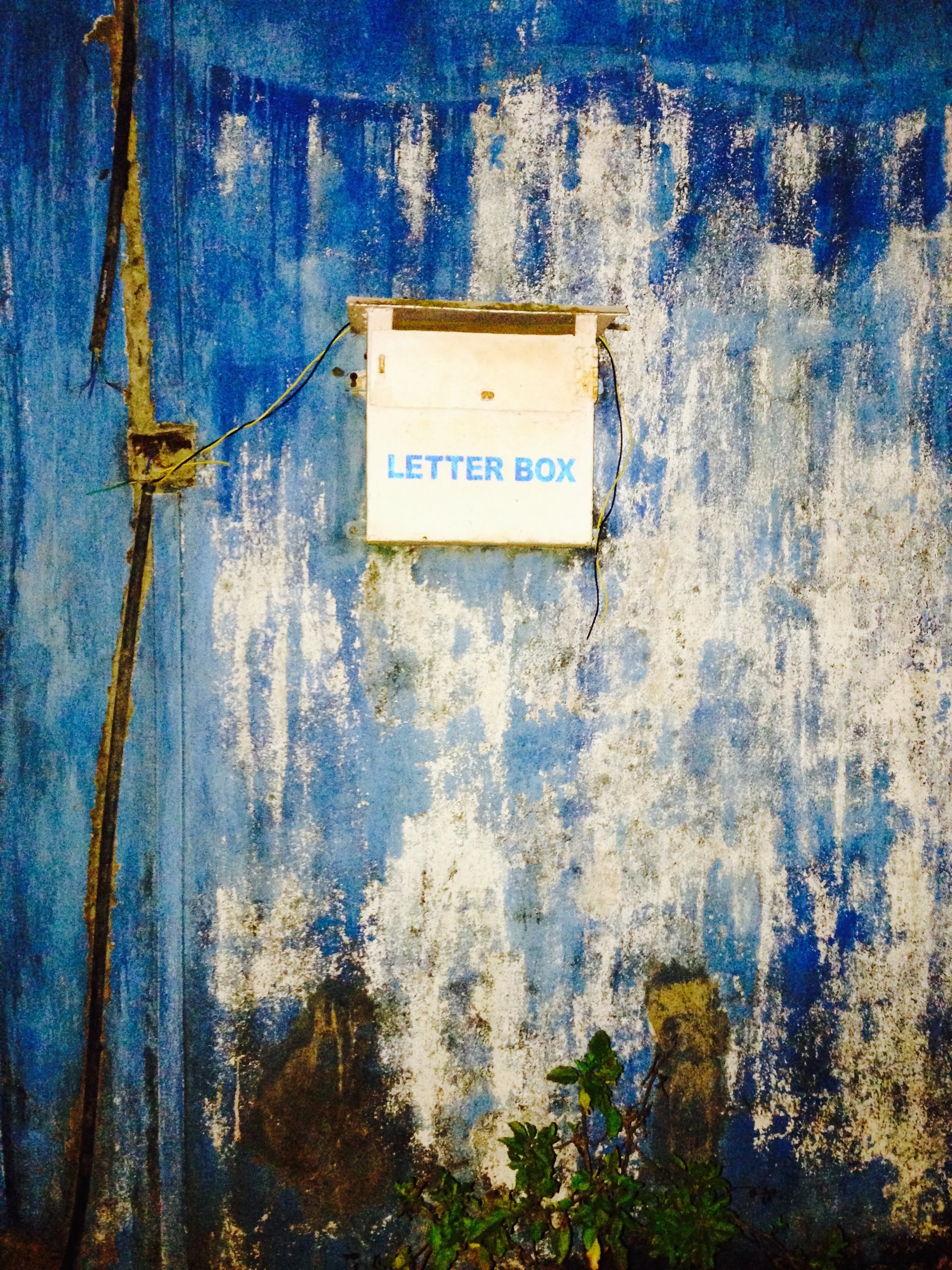 Blue Planet Cafe wall, Agonda, Goa India