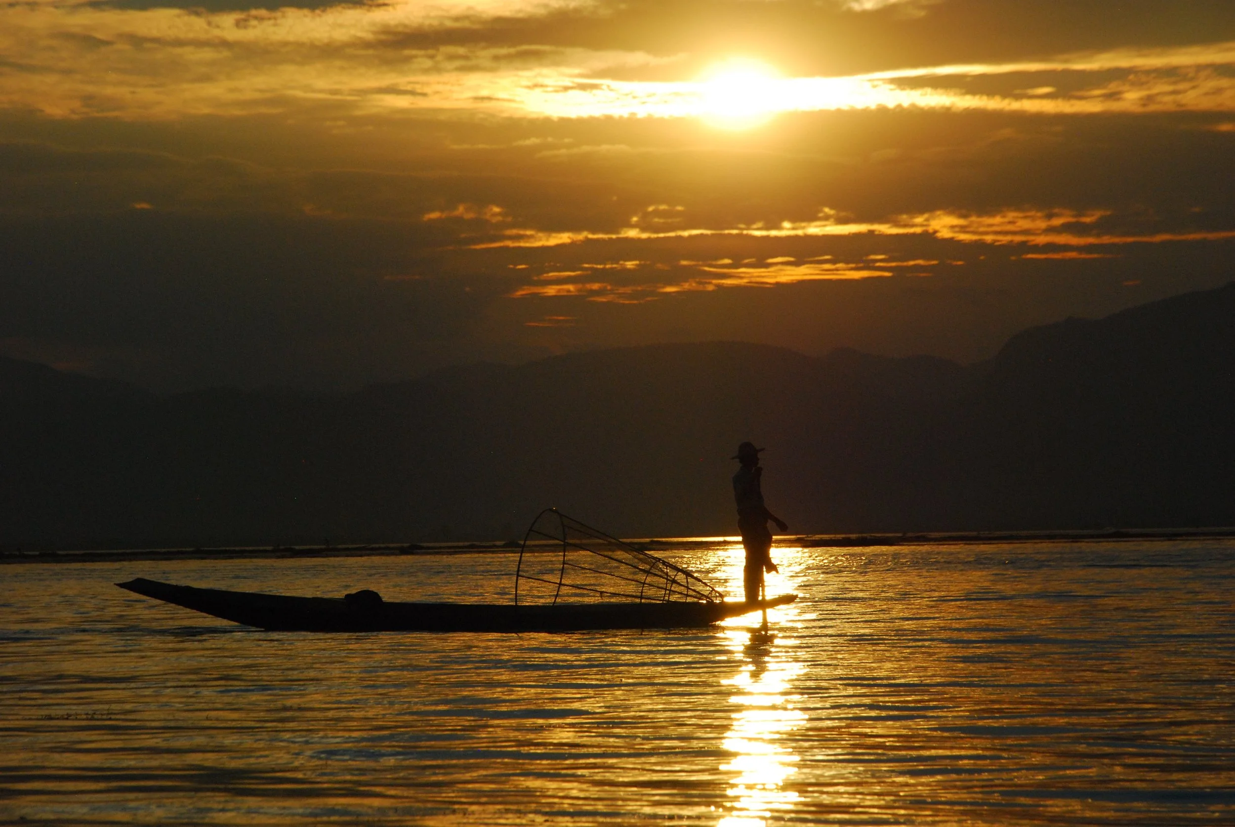 The Intha fishermen of Inle Lake in Myanmar
