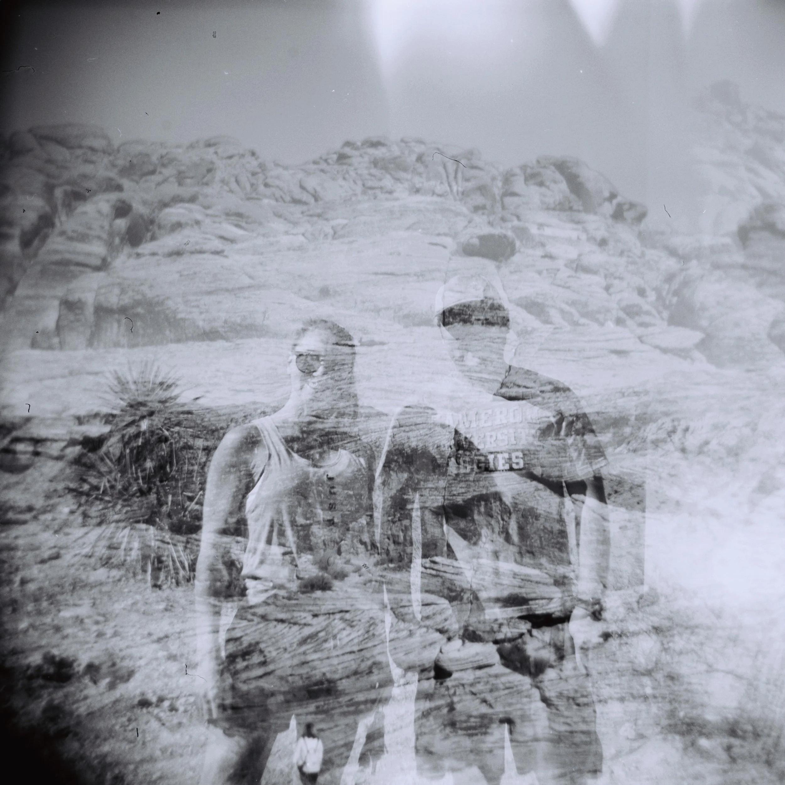  Las Vegas, NV (double exposure)    Holga 120N, 60mm lens    Ilford HP5 400, 120mm film 