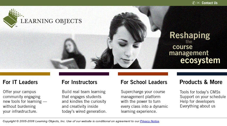 Entry page with role breakouts