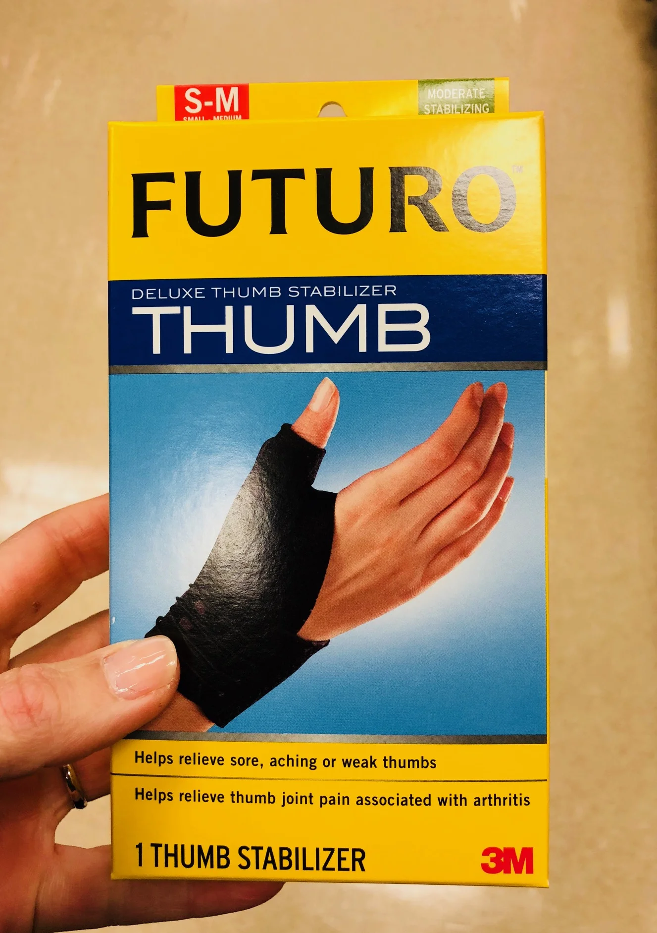 Standard thumb and wrist braces can be used at night to rest overuse injuries.