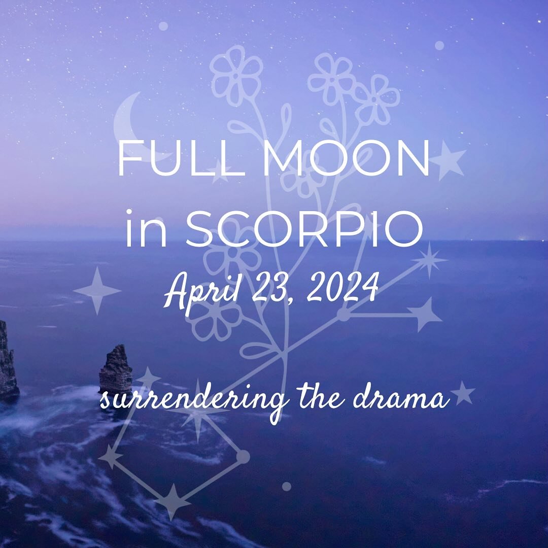 Happy Full Moon in Scorpio friends!

This Moon wants to help us release the unnecessary drama of our own limited stories. And the best way to release with this full Moon is by giving yourself the rest you need. 

Which is exactly why this is going to