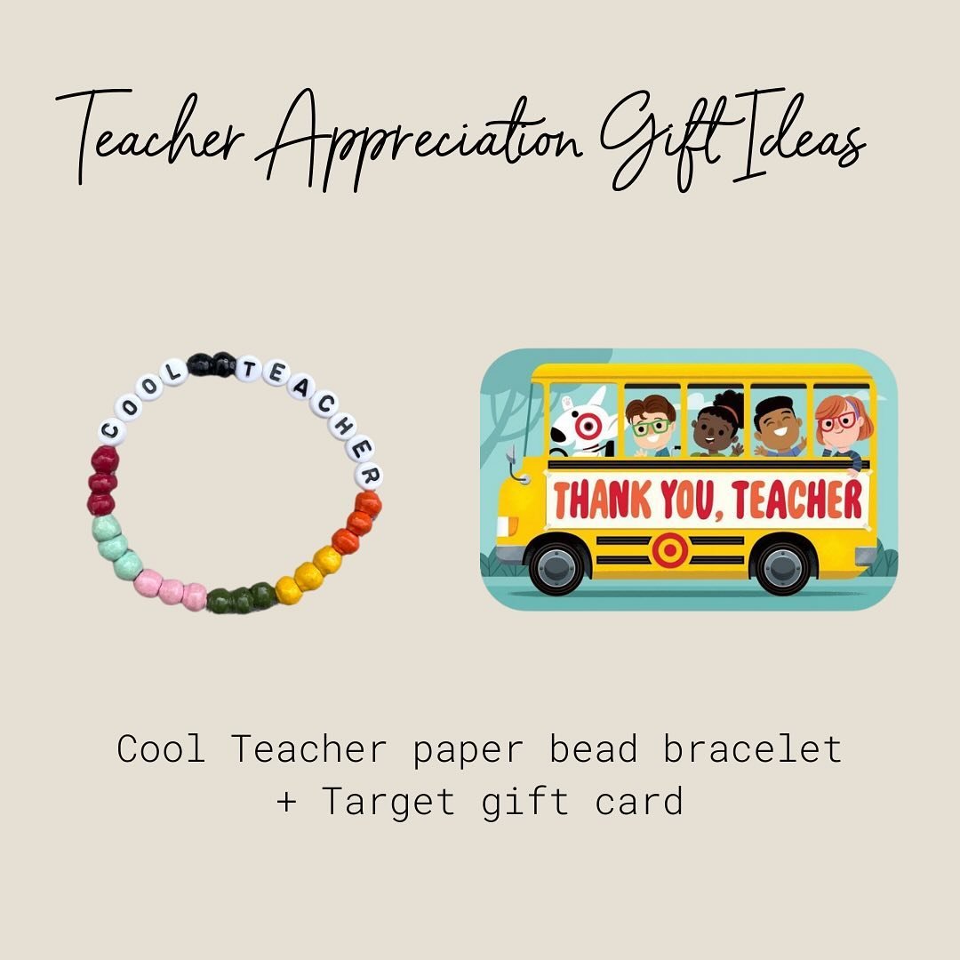 It&rsquo;s teacher appreciation week! Here are some gift ideas to do with our cool teacher paper bead bracelets. Will ship priority and local pickup available! 

elizabethsvoice.org/shop