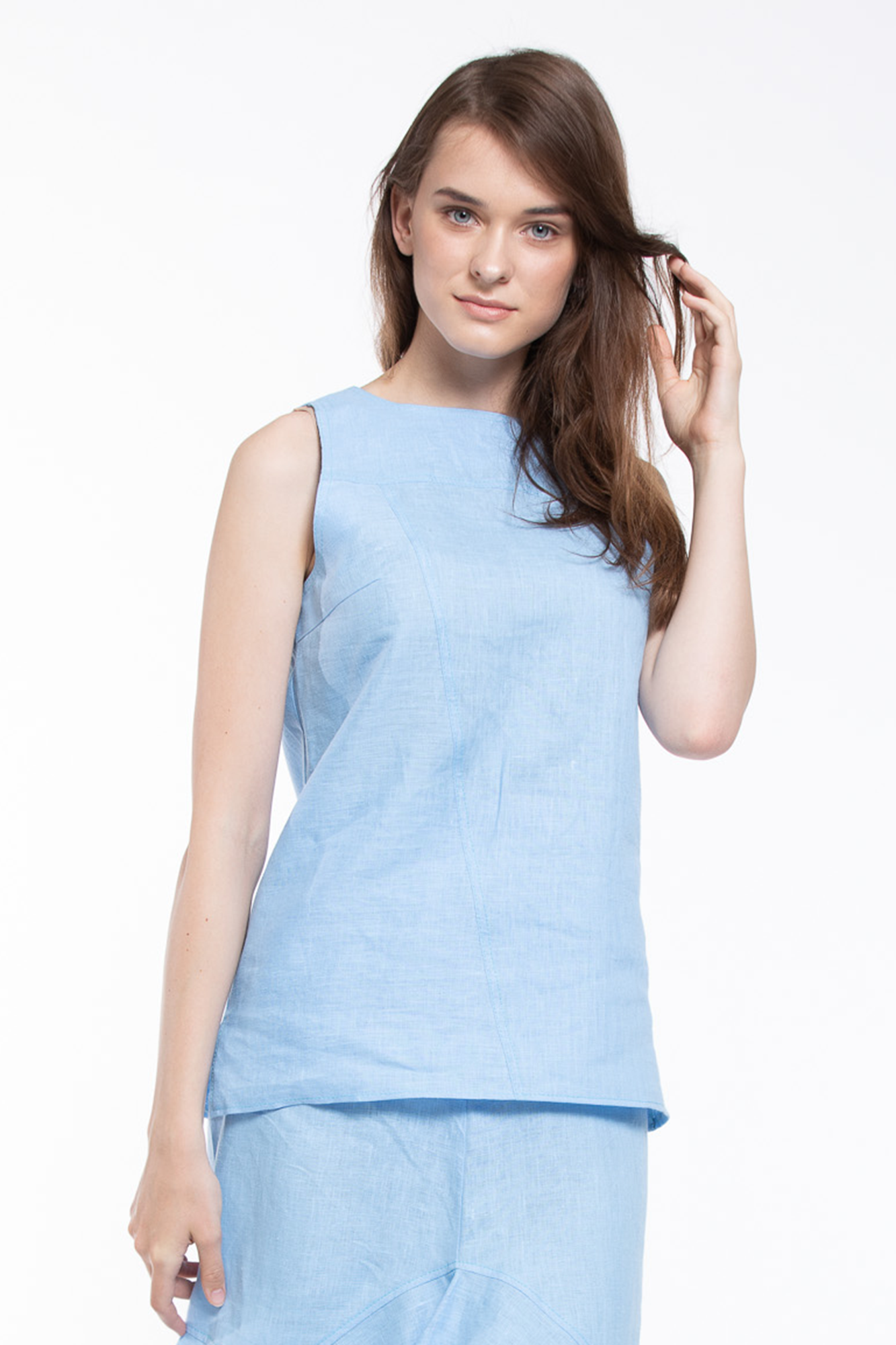 AMAIRA Sleeveless Linen Top — ewosee