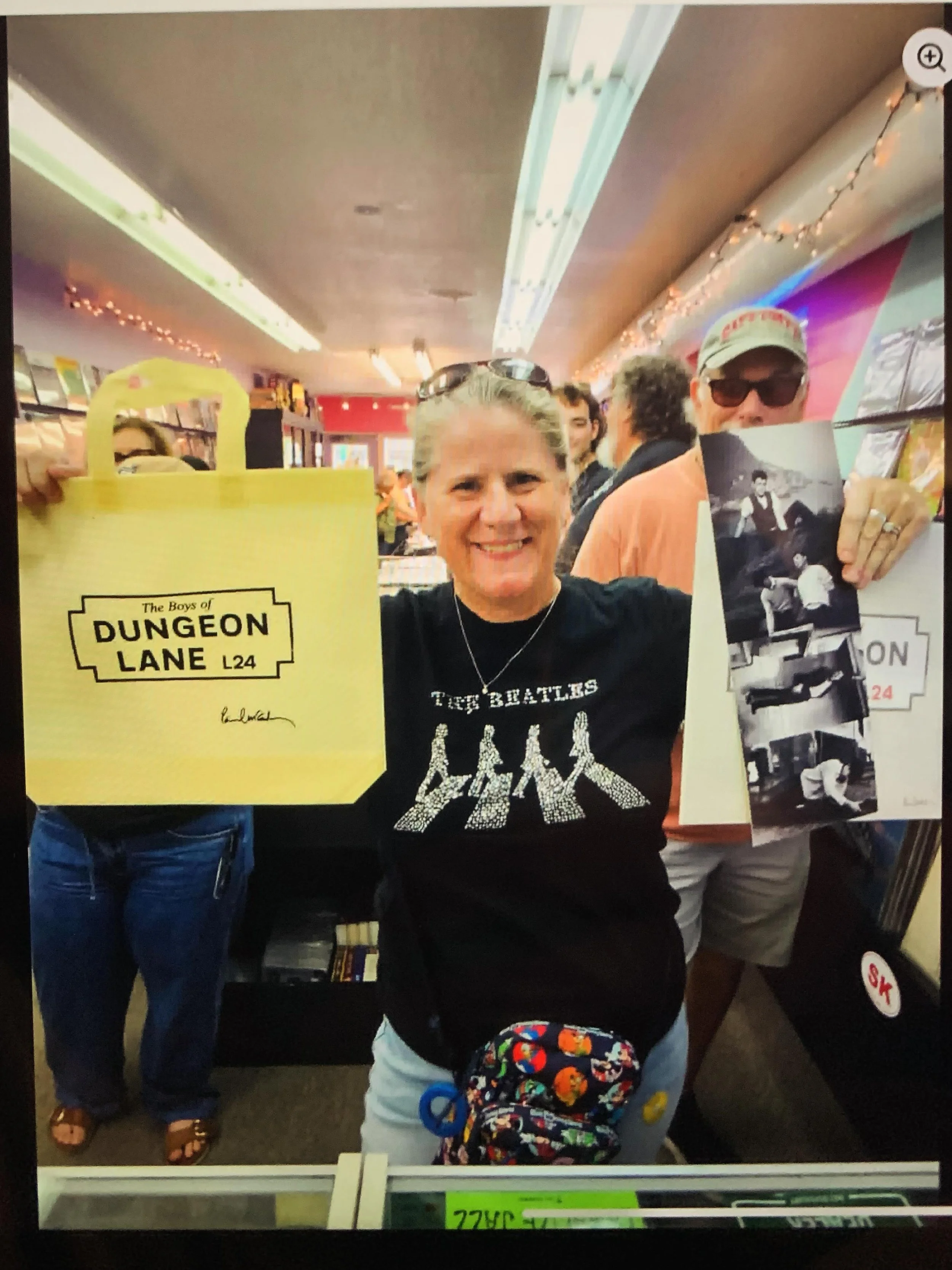Thank you @salty_dog_records for the wonderful listening party for #paulmccartney #dungeonlane. What a fun way to spend the afternoon! 🎸🎧