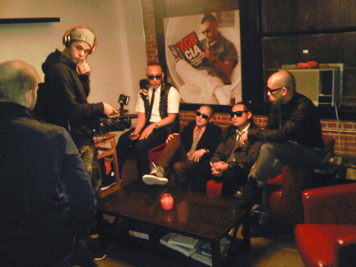 Behind the scenes from our cover shoot with Levi Maestro