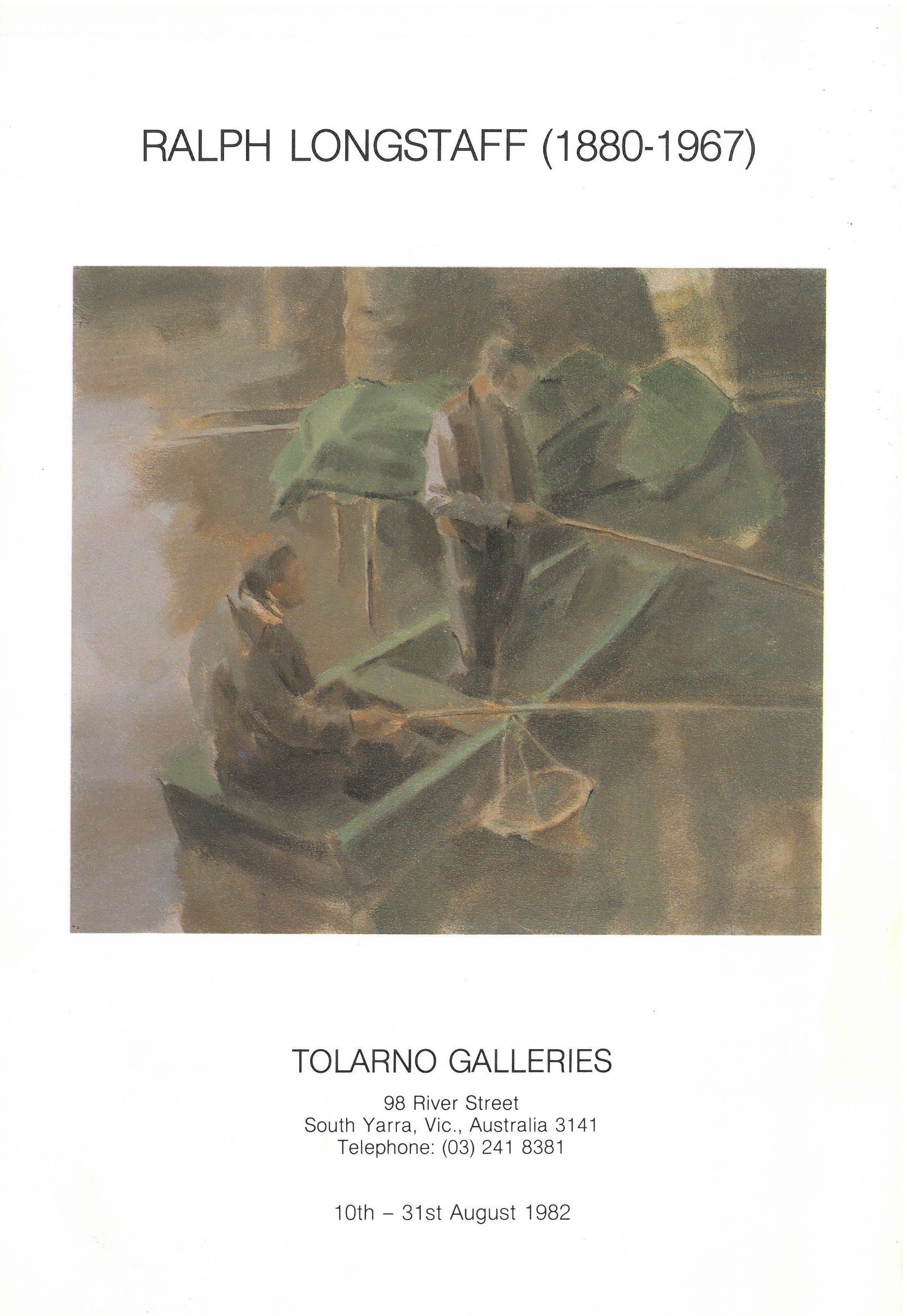 Ralph Longstaff (Artists Rifles) - 1982 exhibition catalogue,