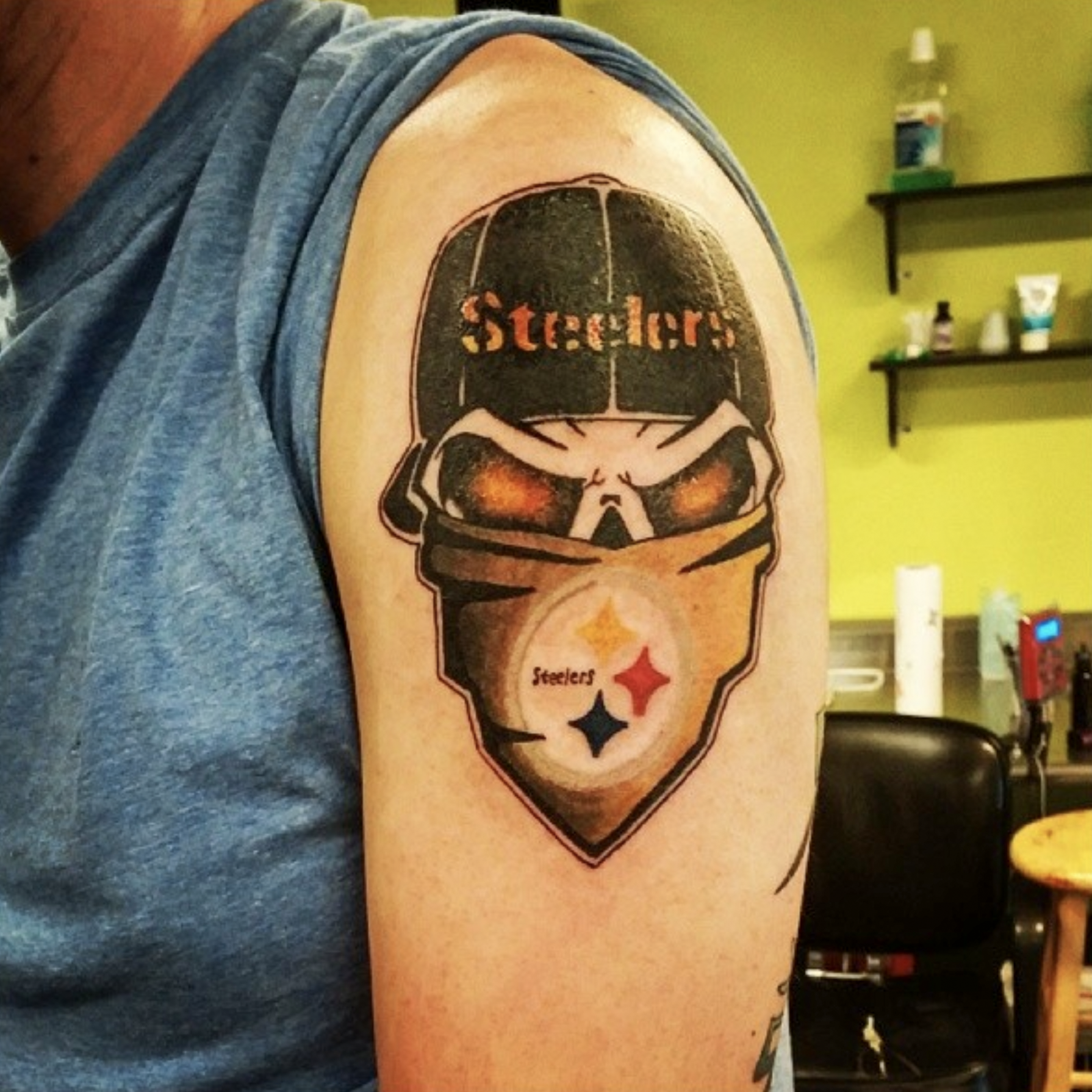Tattoo uploaded by Charlie Connell  The Pittsburgh Steelers aint nothin  to fuck with Via IG  doubledeeztat2s  Tattoodo