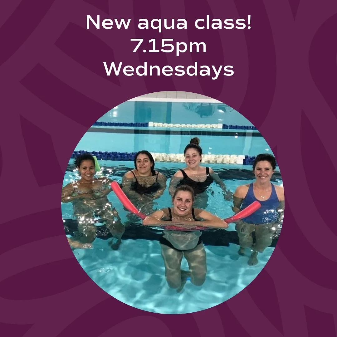 🌊 Dive into our new Aqua Class! 🌊

Due to popular demand, we have added an additional Aqua session - join us every Wednesday at 7:15 pm for a refreshing and low-impact workout designed to support strength, mobility, and recovery. Perfect for all fi