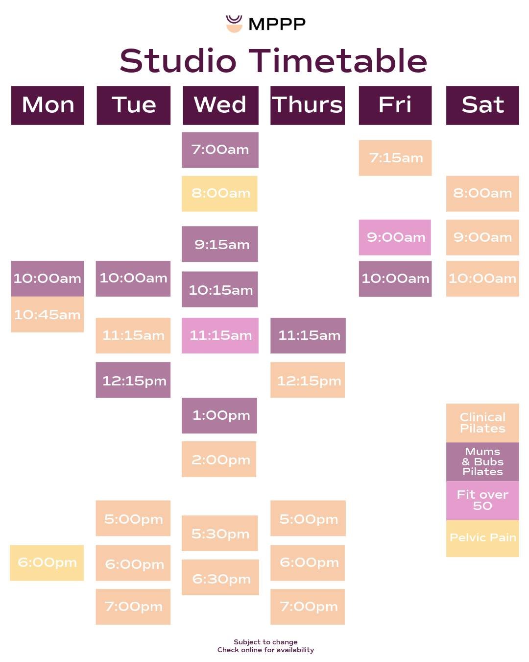 Our updated Pilates timetable is here 💛

With a range of classes, there is something to suit everyone, including:
✨ Clinical Pilates
✨ Mums &amp; Bubs
✨ Pelvic Pain
✨ Fit Over 50 

📍 Find us at: Shop 3, 296 Keilor Road, Essendon North 3041

Booking