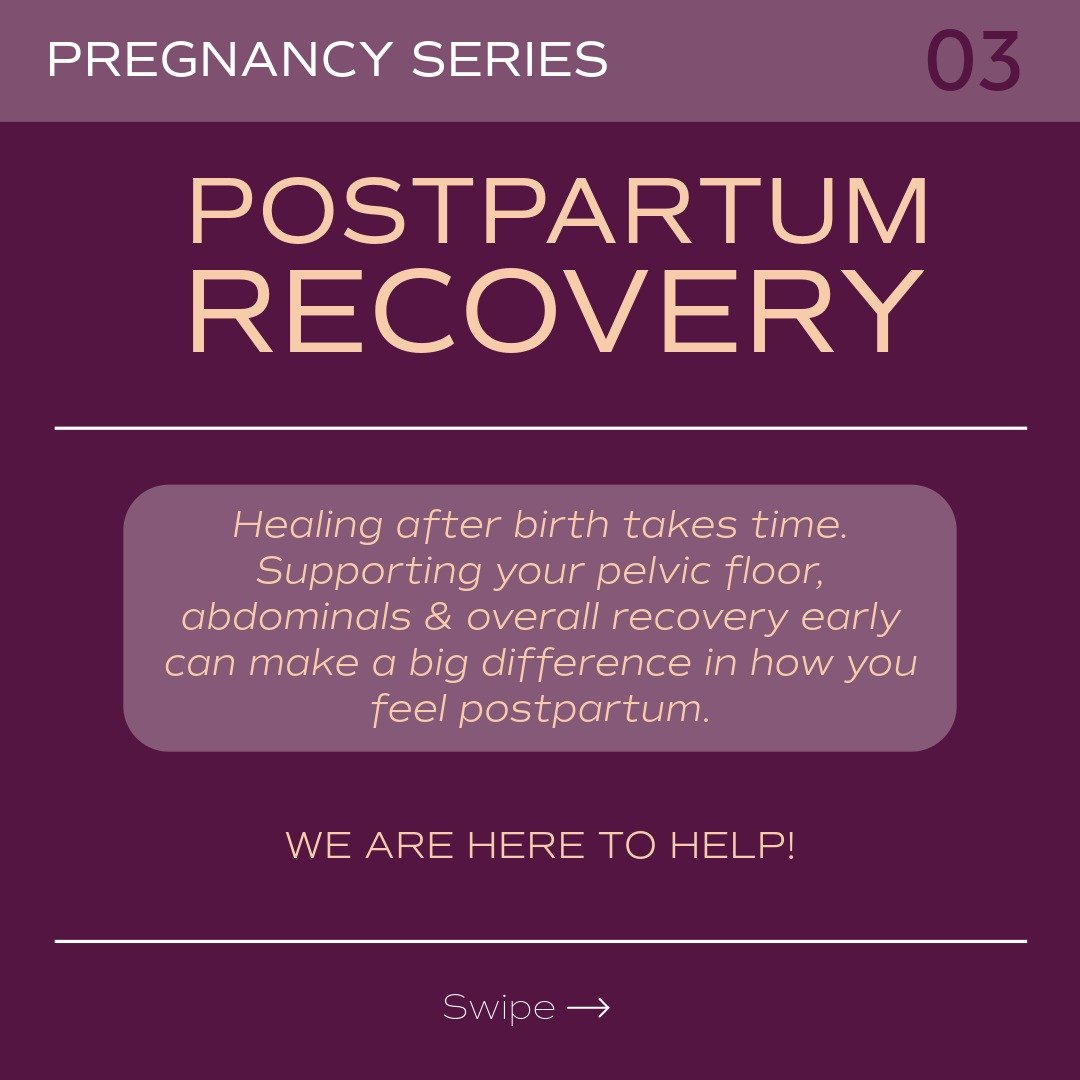 Postpartum recovery looks different for every woman 🤍

Your body has done something incredible - and recovery deserves just as much care and support as pregnancy itself. From pelvic floor recovery and abdominal healing to returning to exercise safel