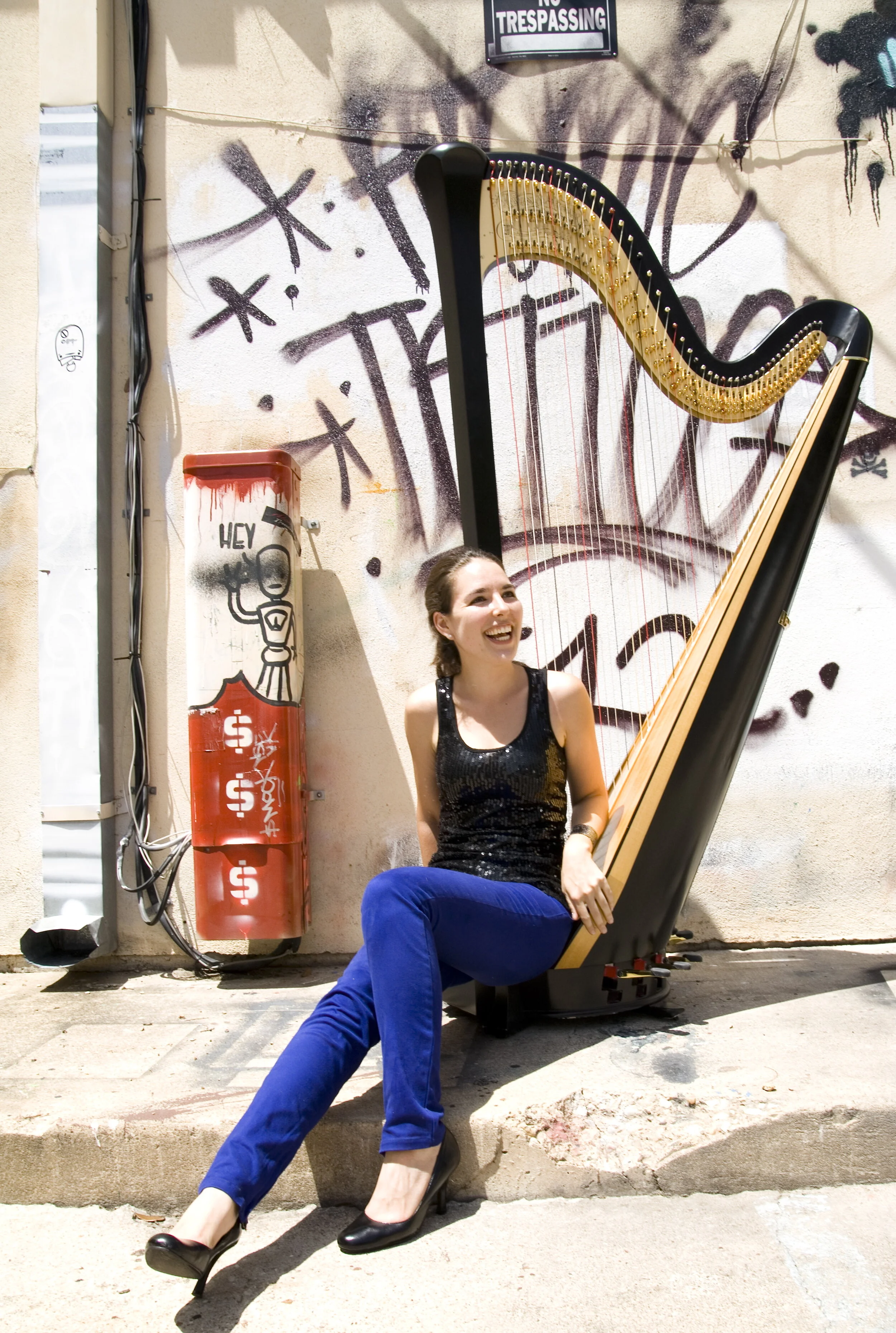 Megan Conley, harp