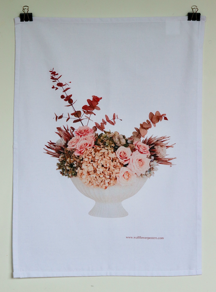 'Marjorie' Art Tea Towel