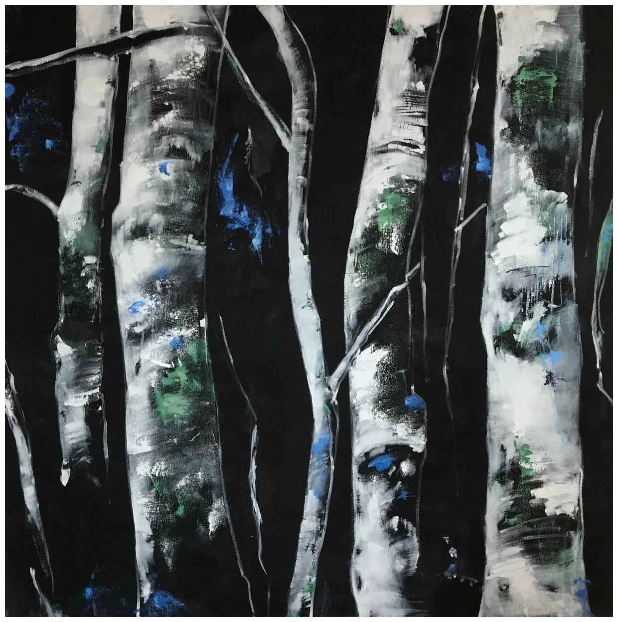  BIANCO E NERO (cm 80x80) 