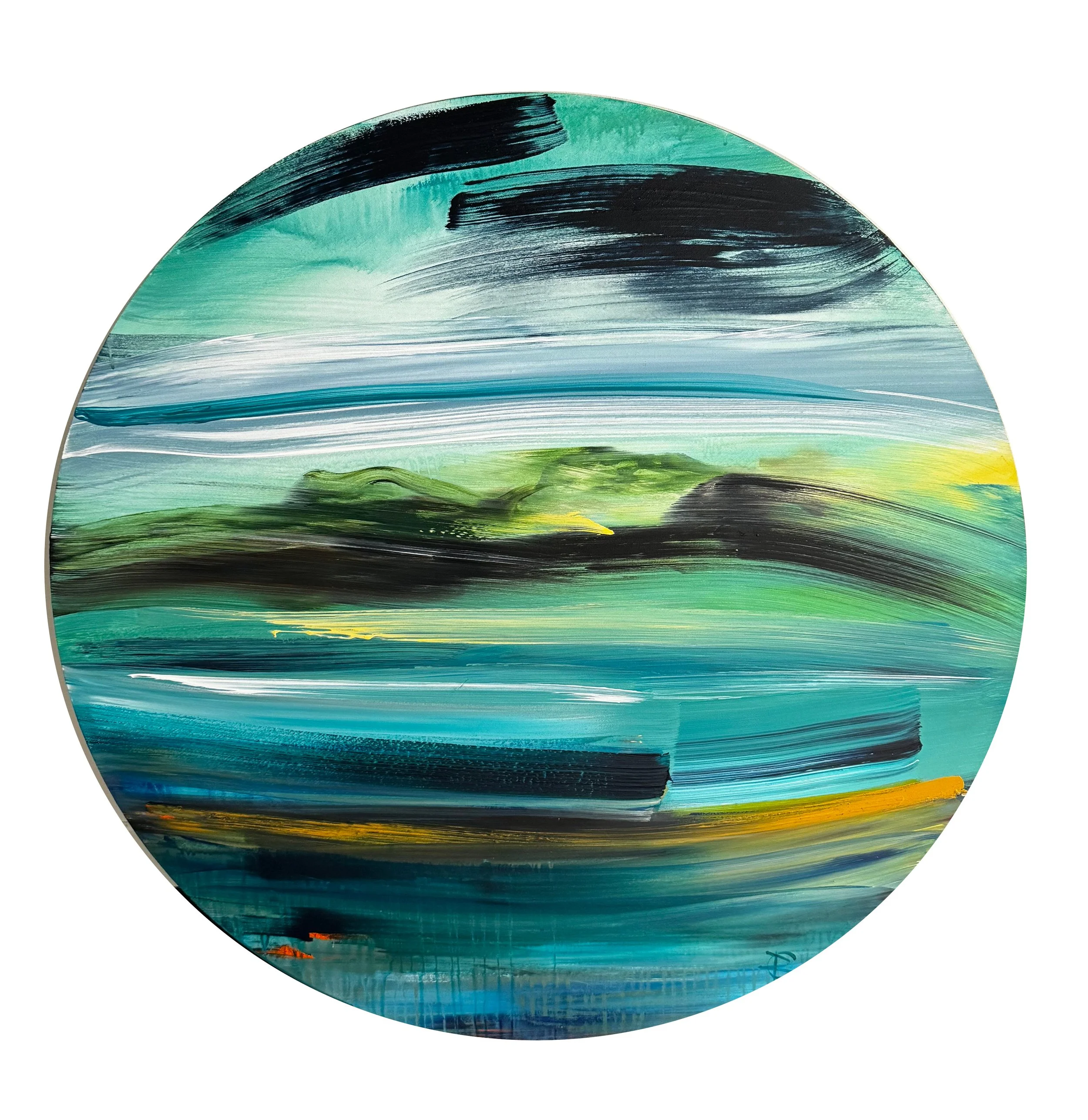 Blue green Dinard Horizon