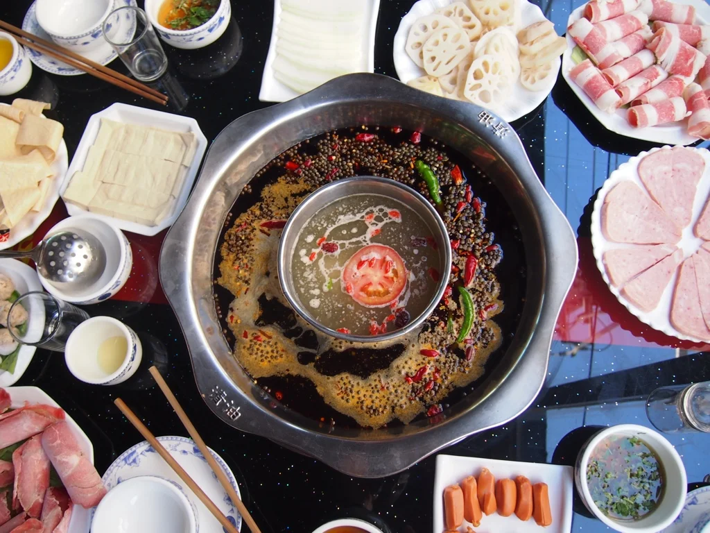 Hot pot is also really tasty
