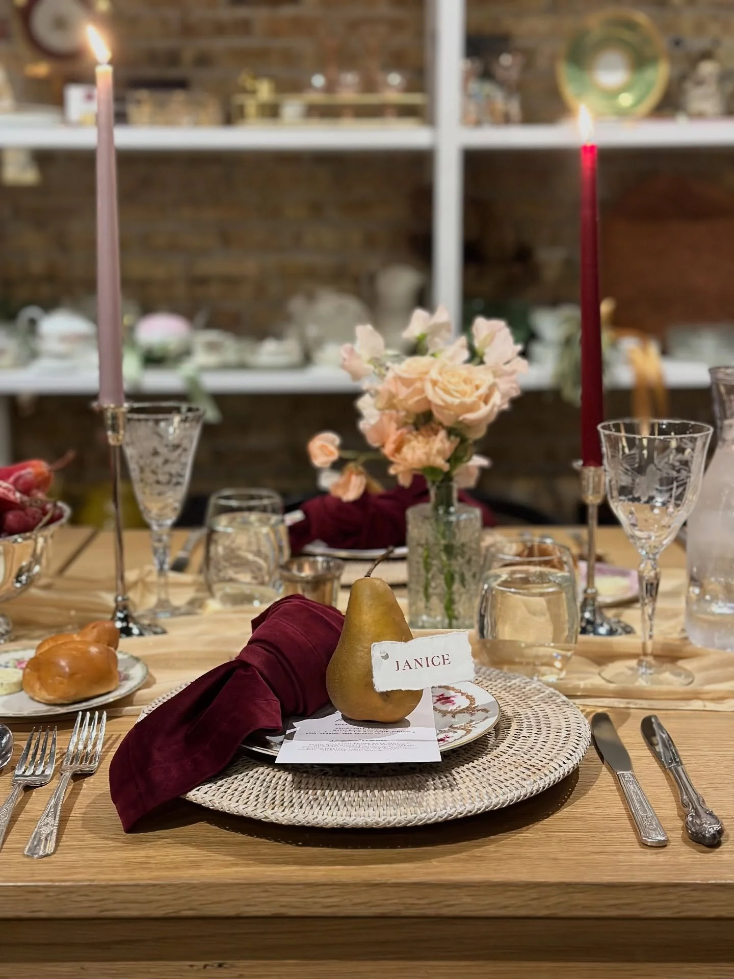 celebrate at Atelier by elliestyled. 

now booking for holiday parties! our venue can accommodate up to 50 for a seated dinner, 150 for cocktail style. we can help curate a caterer, entertainment and decor. the perfect space for a company or family h