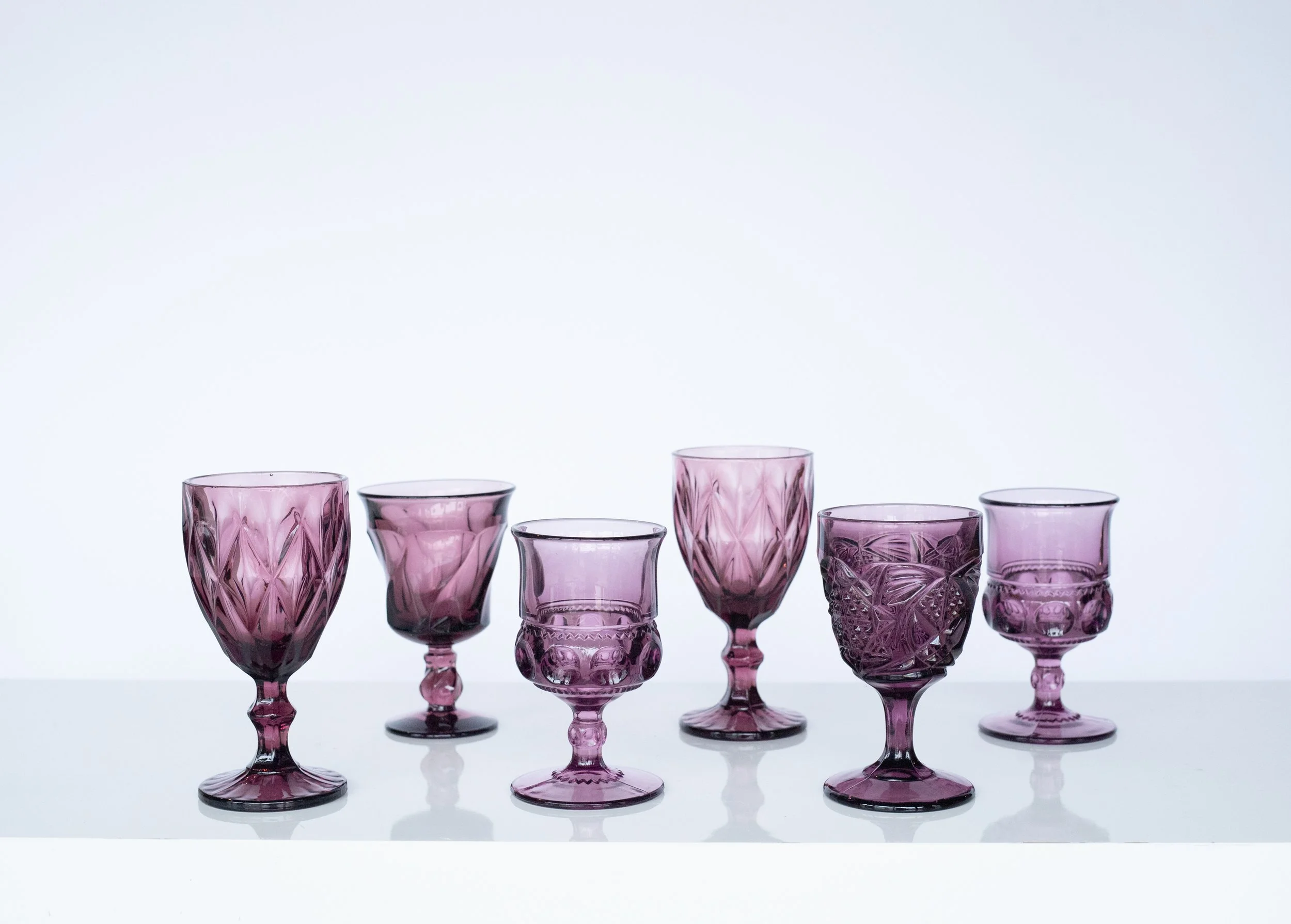 tabletop dress-up: our goblet collection