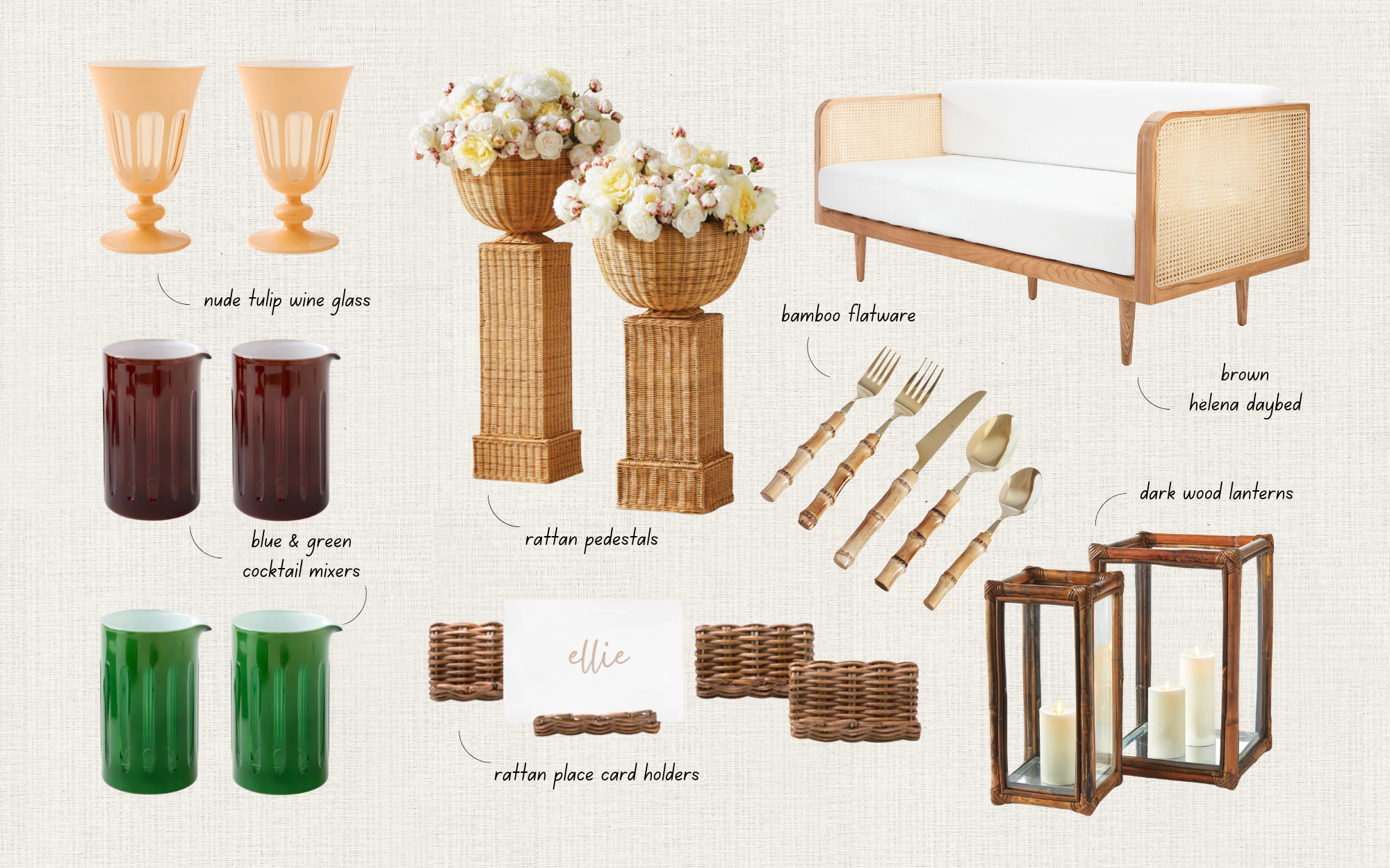 new event rentals: lounge seating, glassware &amp; decor for your next party