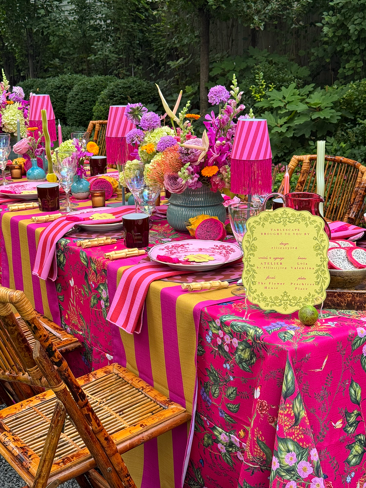 a mahjong-inspired table on the north shore